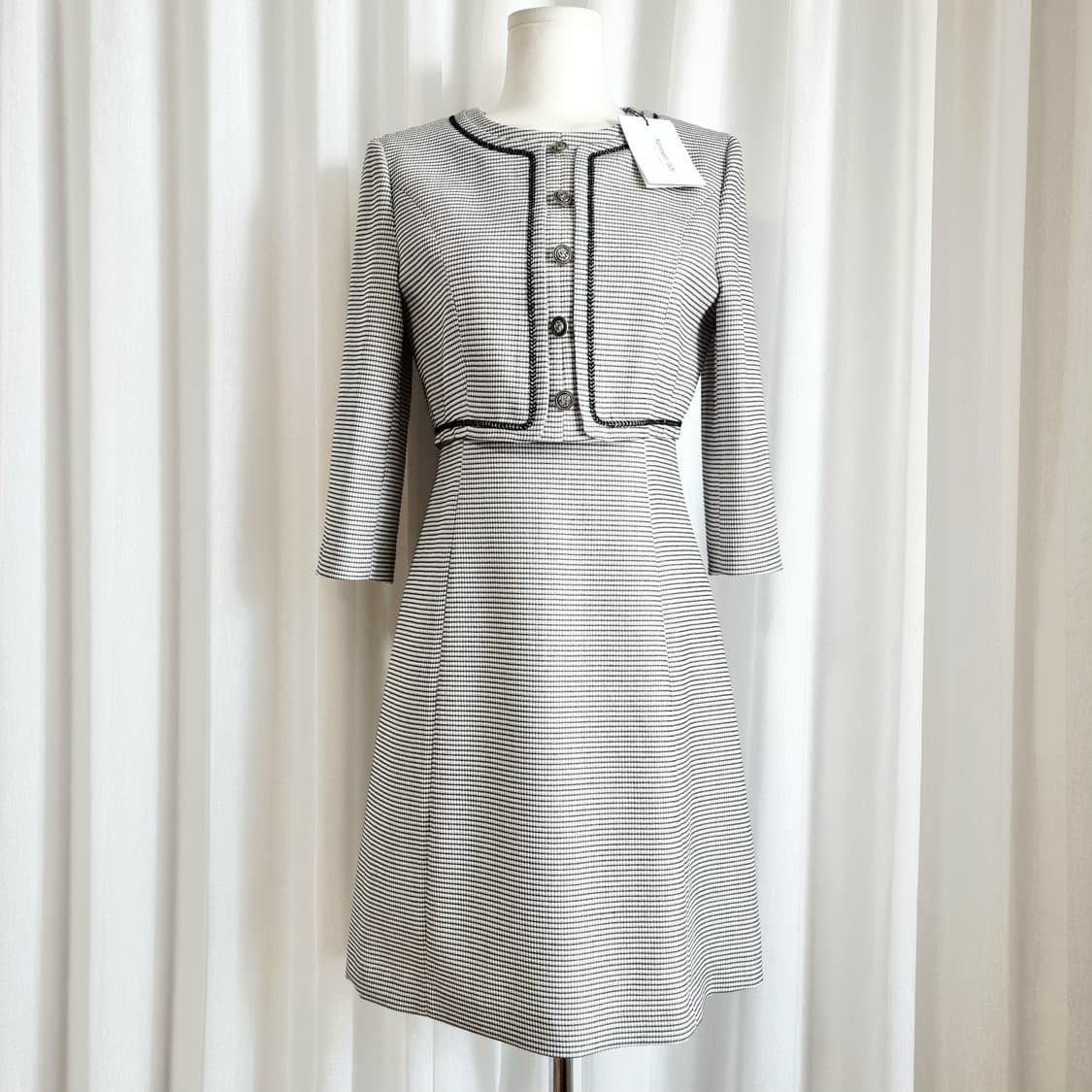 케네스레이디 투피스st 원피스 (55사이즈) 택달린 새상품 상품이미지1