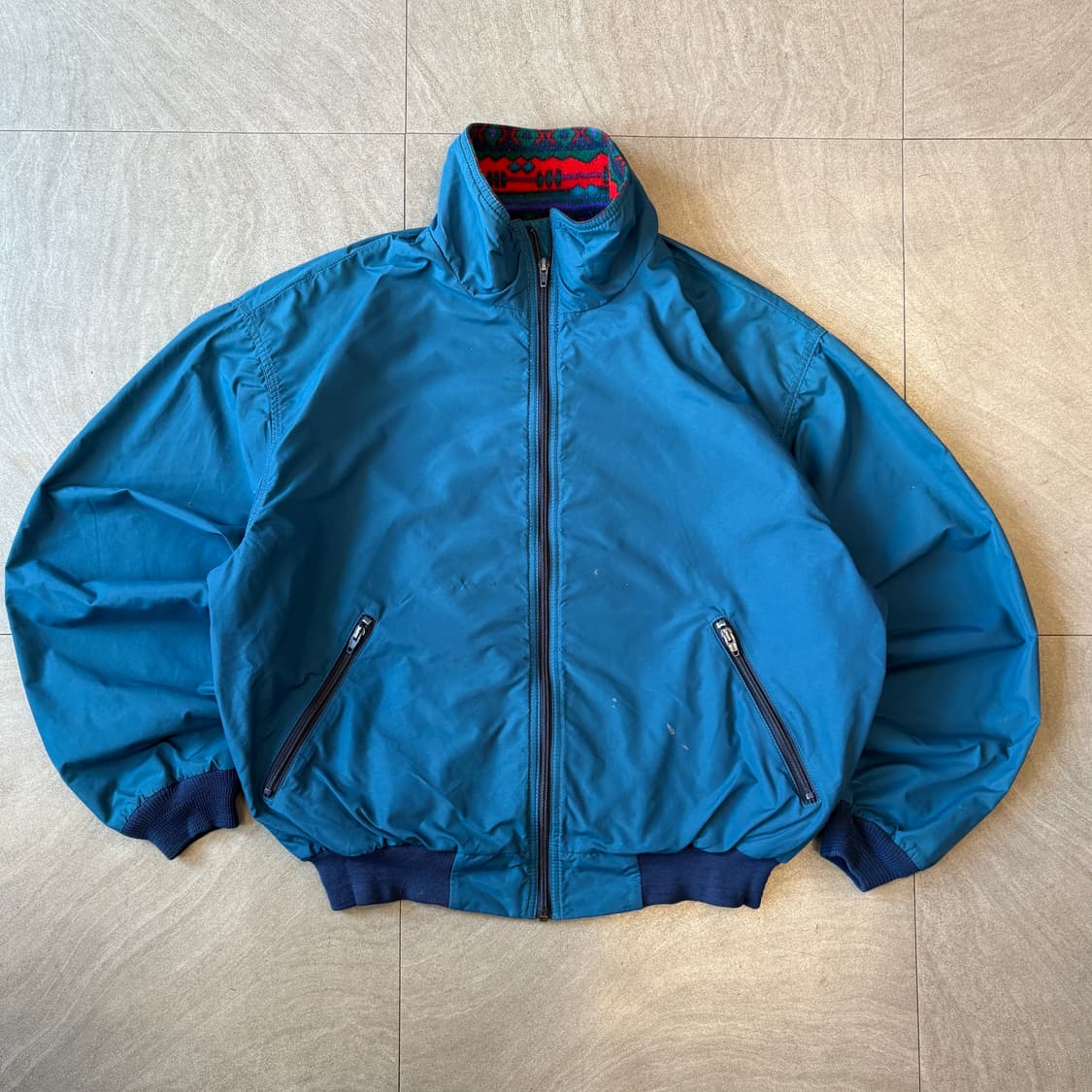 90s L.L.bean 90년대 엘엘빈 쓰리 시즌 블루 웜업 자켓 상품이미지1