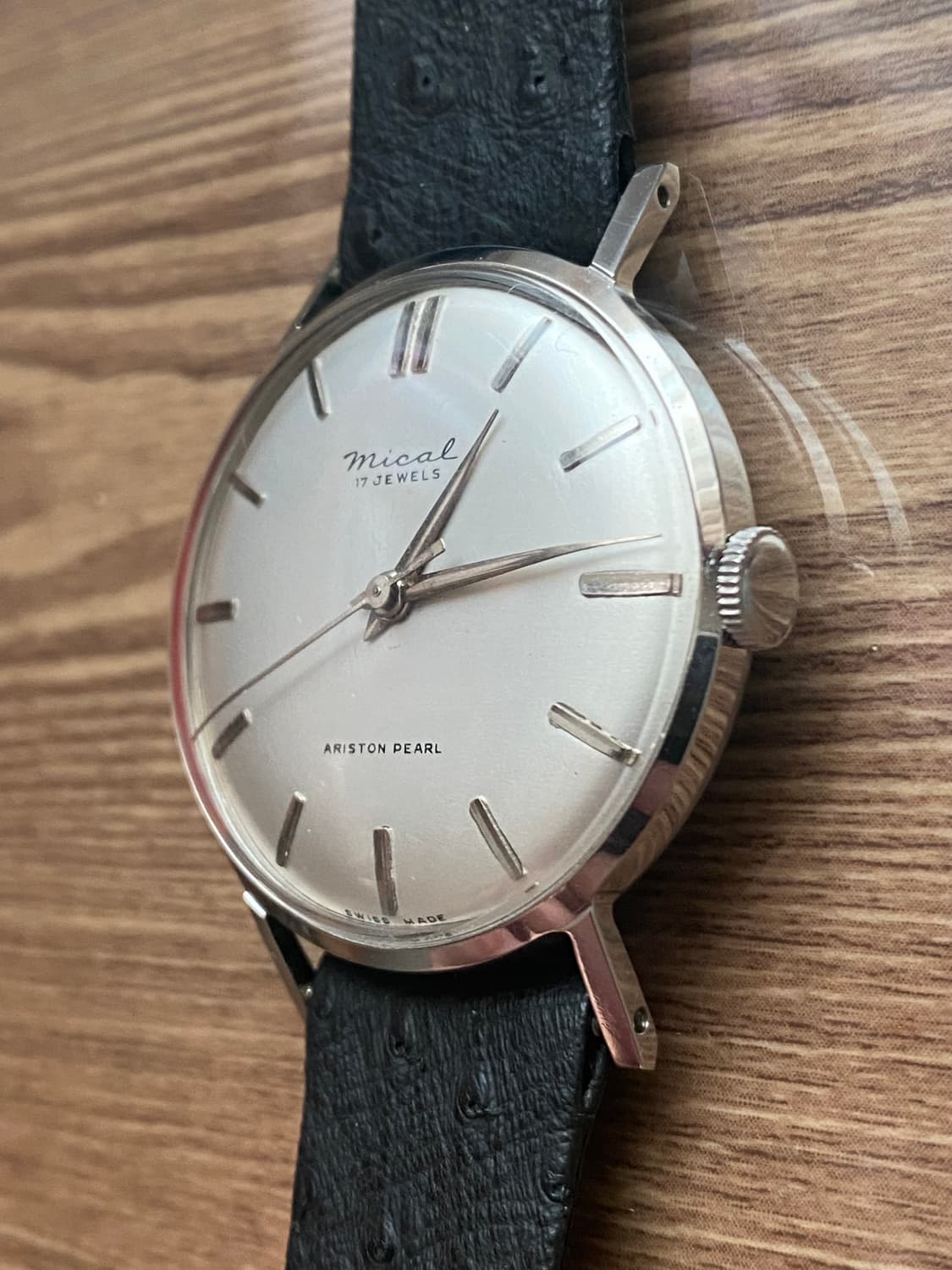 미칼(Mical) 미사용 데드스톡 빈티지 시계 수동시계 판매합니다. 상품이미지2
