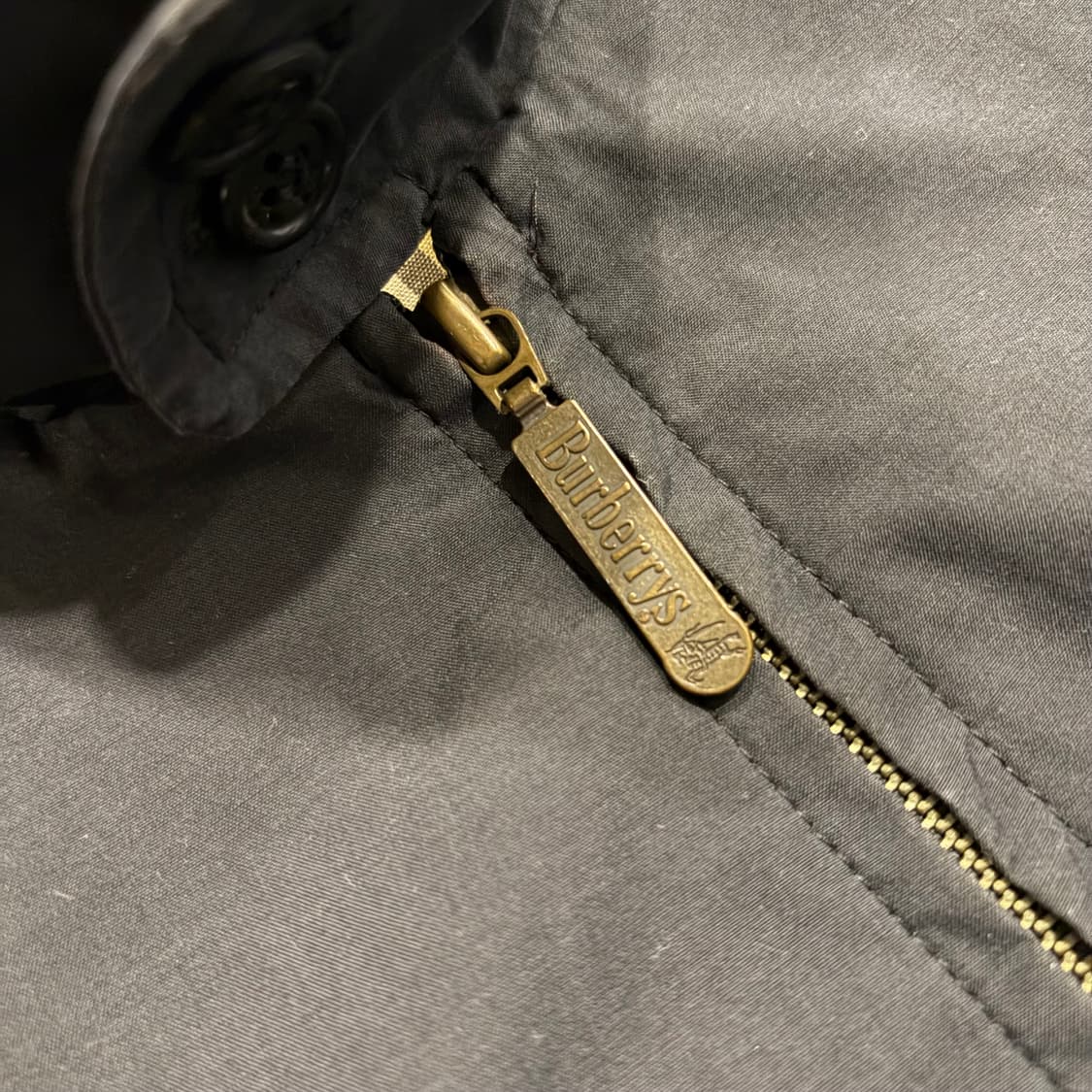 [XXL] 90s 버버리 블랙 해링턴 집업 자켓 C666 상품이미지4