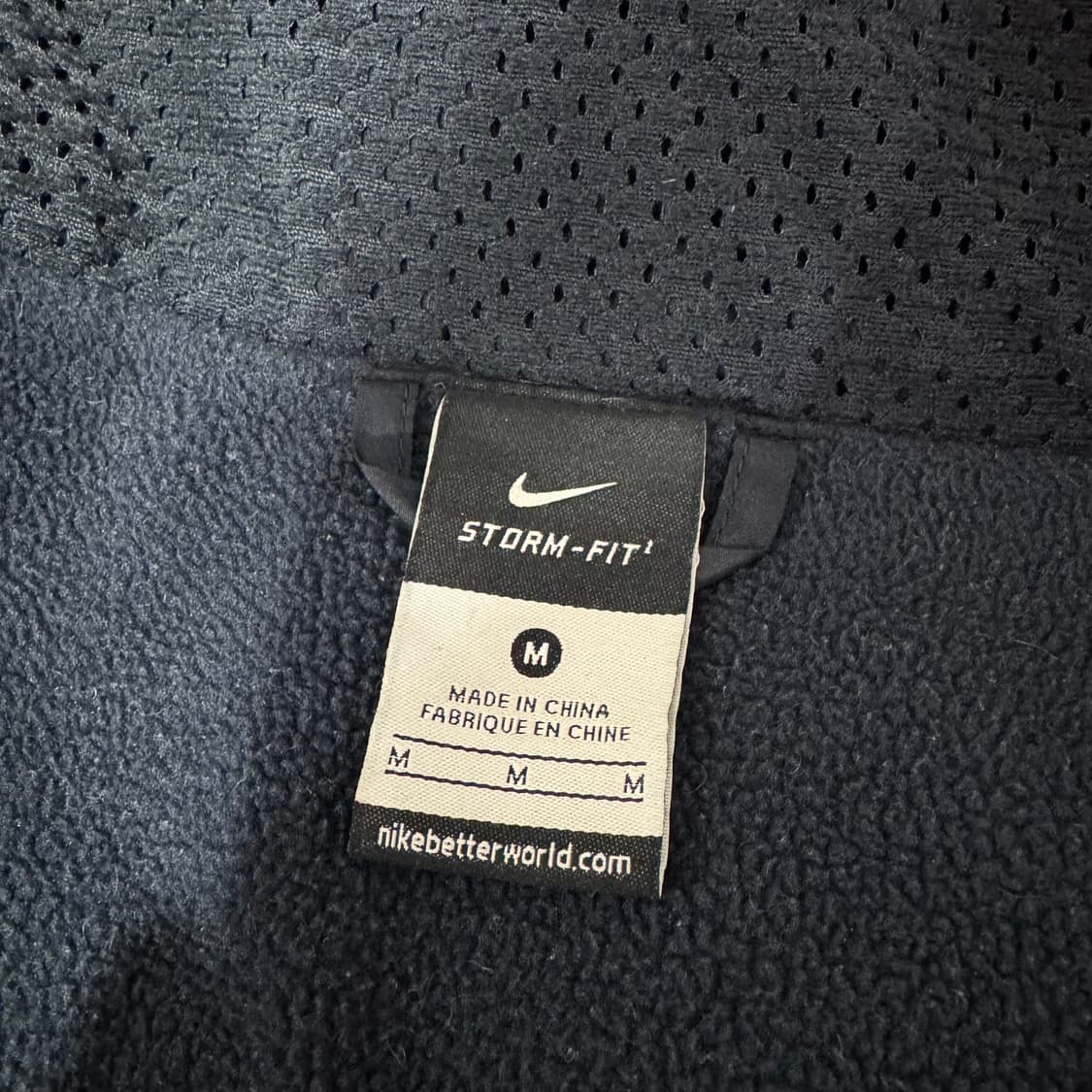 나이키 토탈90 네이비 퀼팅 자켓 (M)   상품이미지5