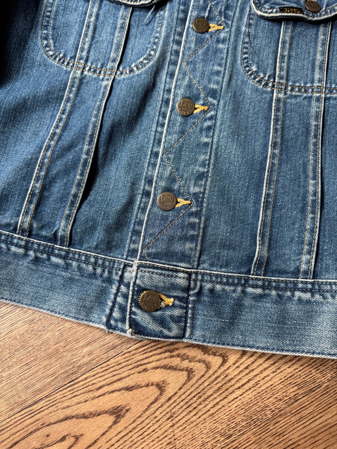 [M]Lee Japan 0411 빈티지 워싱 데님 트러커 자켓 상품이미지4