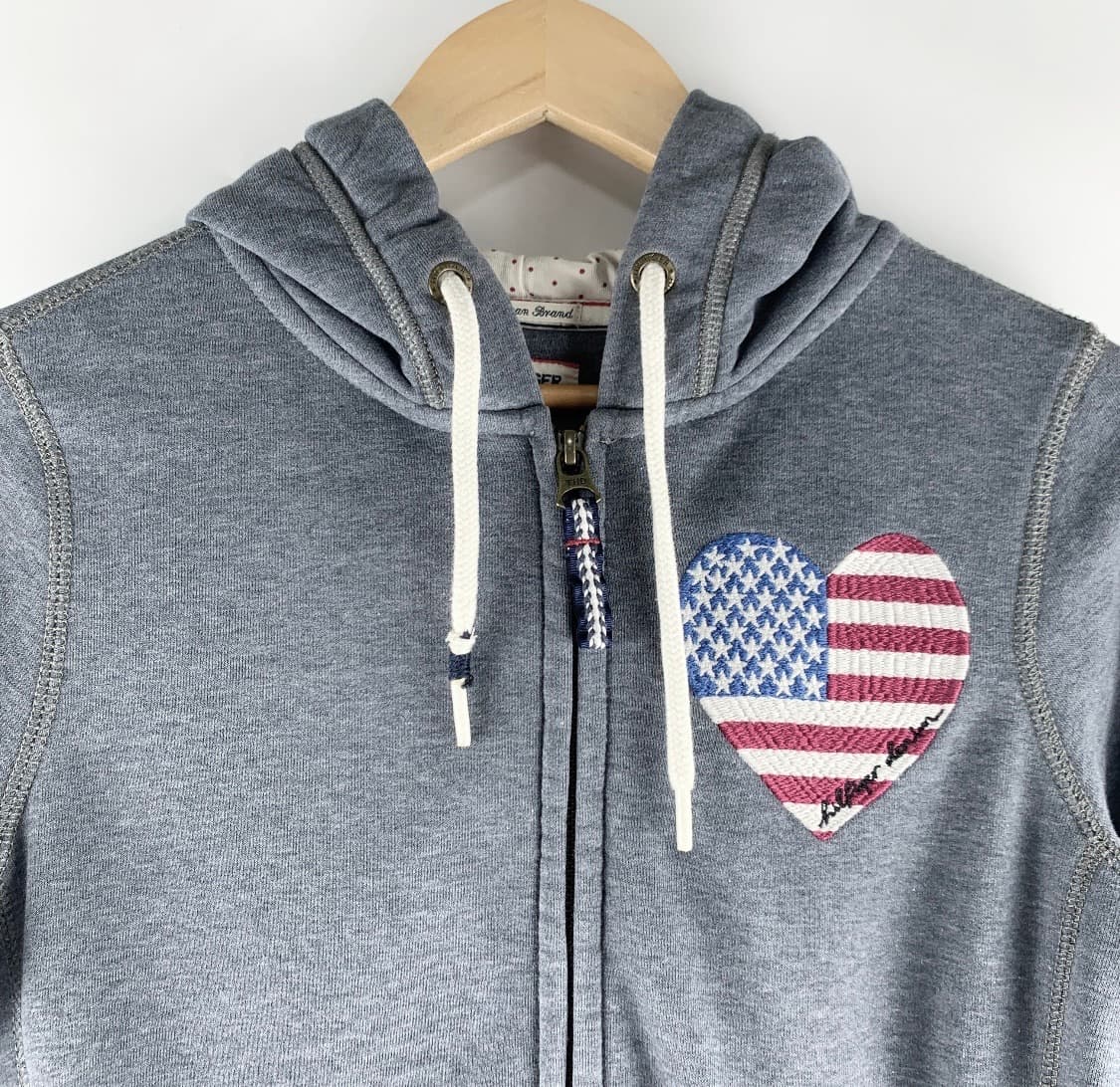 타미힐피거 하트 성조기 후드집업 상품이미지3