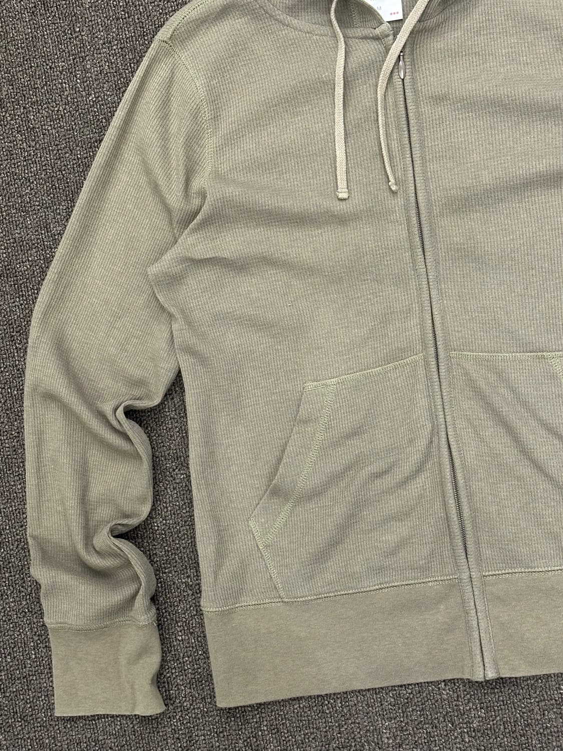 M)Uniqlo vintage 스트레치 와플 후드집업 상품이미지4