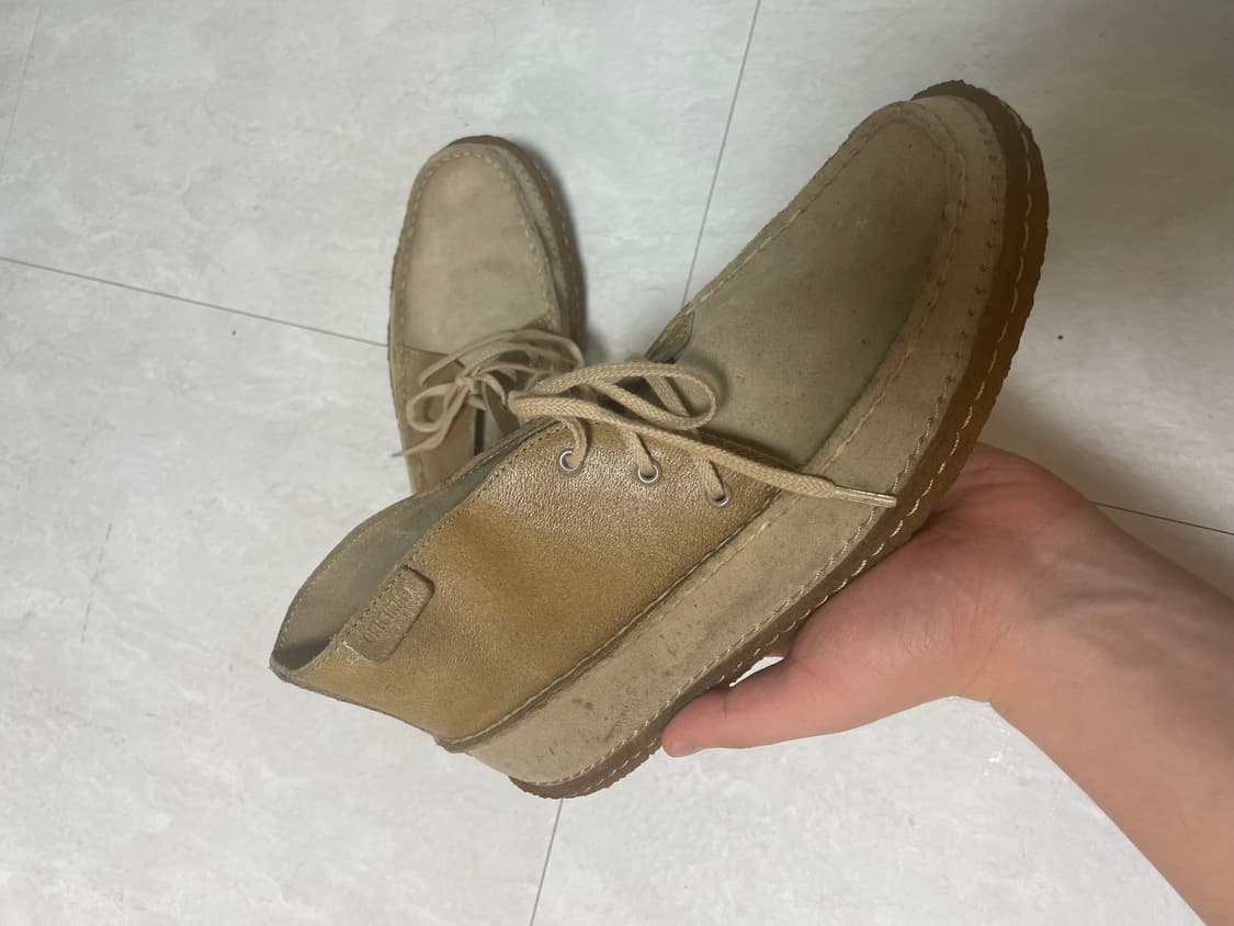 270 클락스 스웨이드 & 레더 데저트부츠 상품이미지2