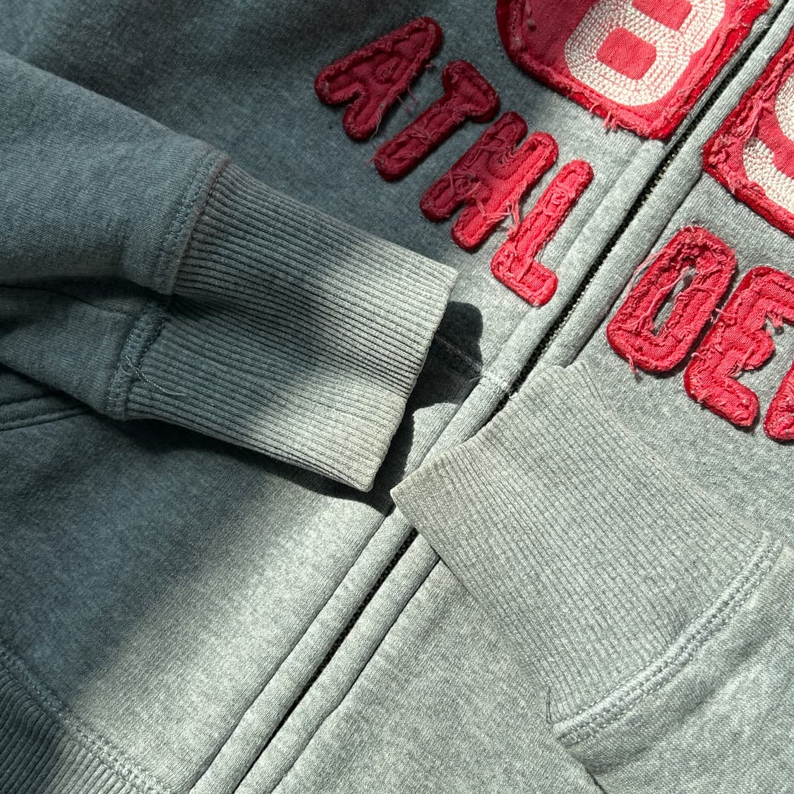 타미힐피거 패치로고 그레이 후드집업 상품이미지7