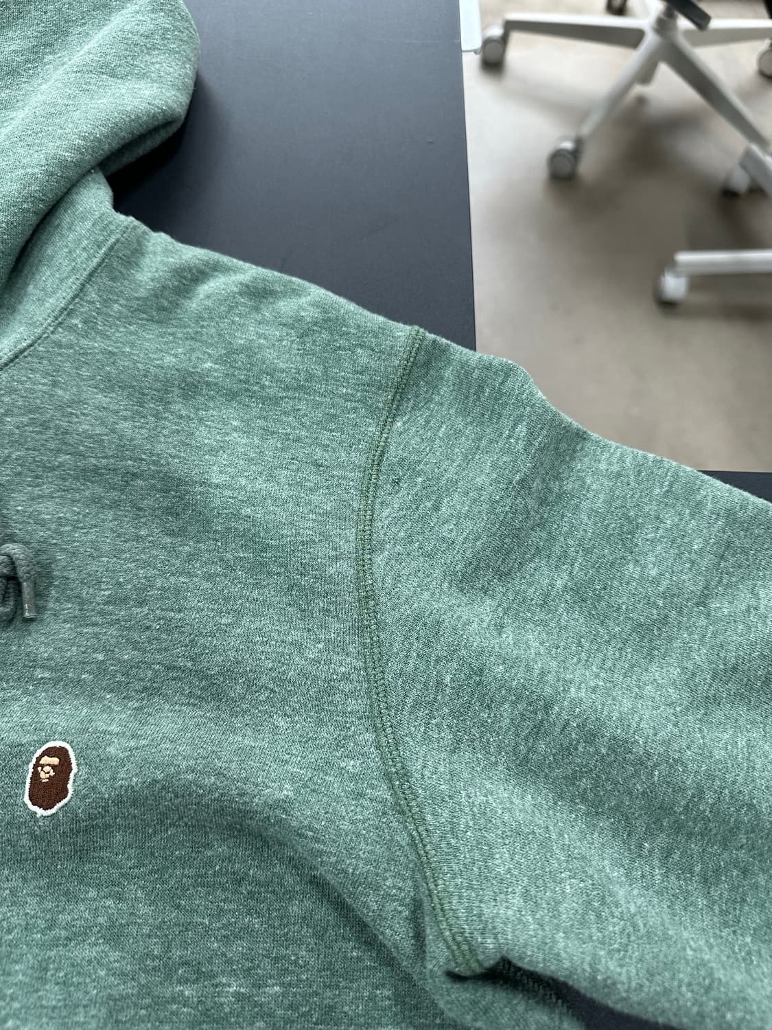 베이프 자수 사루 풀 후드집업 상품이미지7