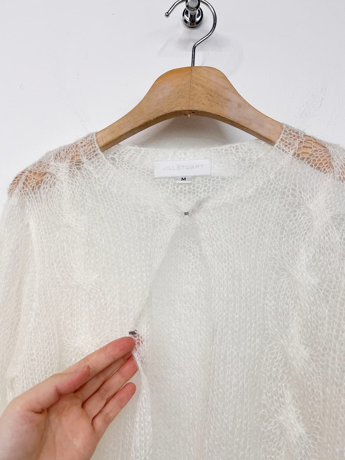 질 스튜어트 모헤어 니트 가디건 상품이미지6