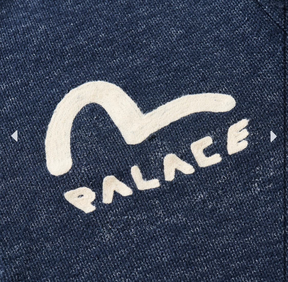 Palace x Evisu 콜라보 집업니트 상품이미지3