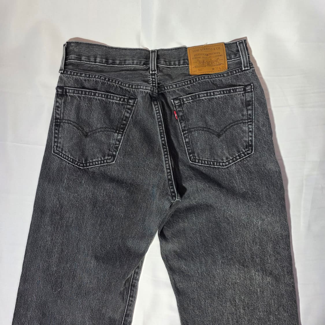 [W32L32]리바이스 567 프리미엄 흑청 데님팬츠 상품이미지7