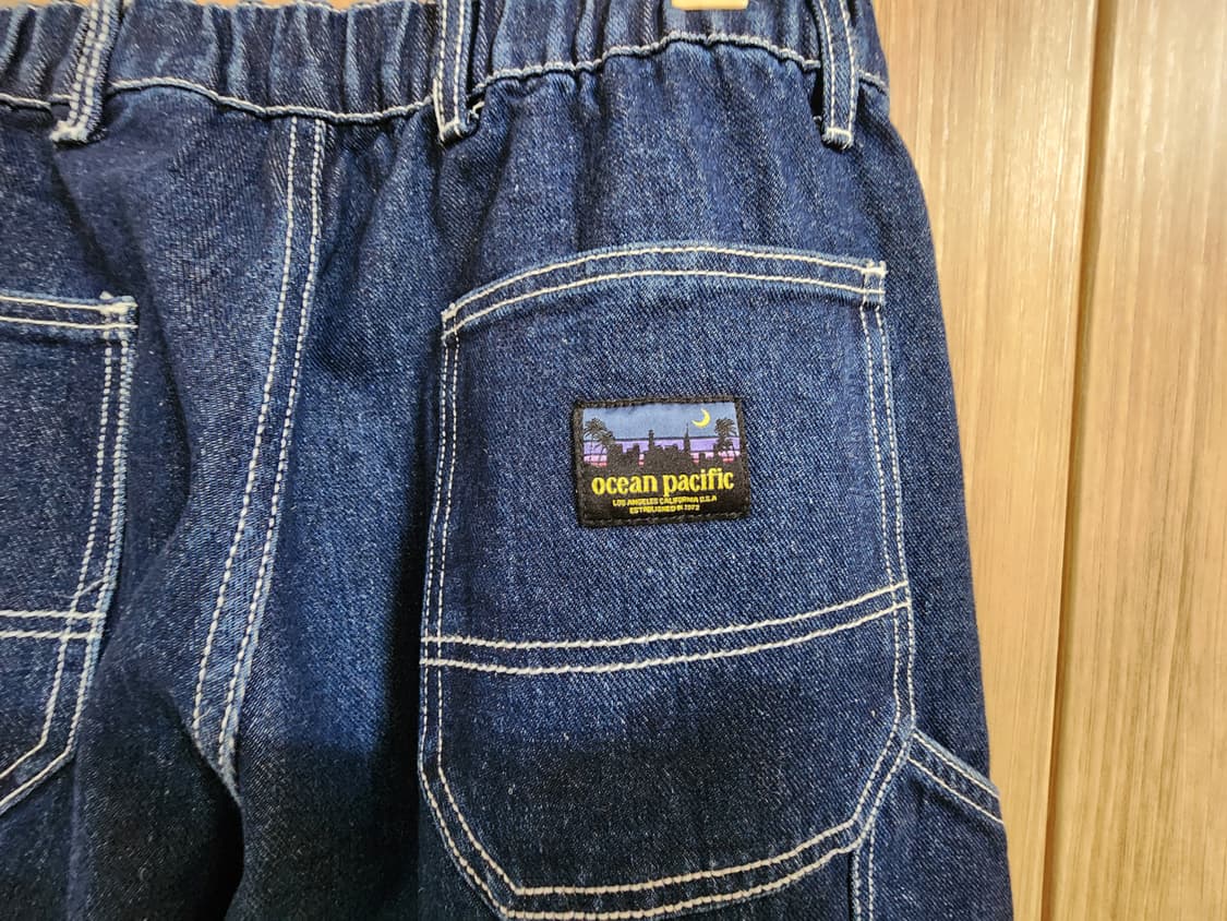 (M)오션퍼시픽 남녀공용 뒷밴딩 데님 팬츠 상품이미지4