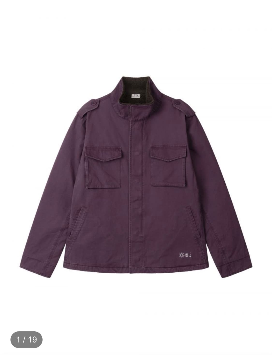 구함) 어스지구 earthjigu 자켓 퍼플 상품이미지1