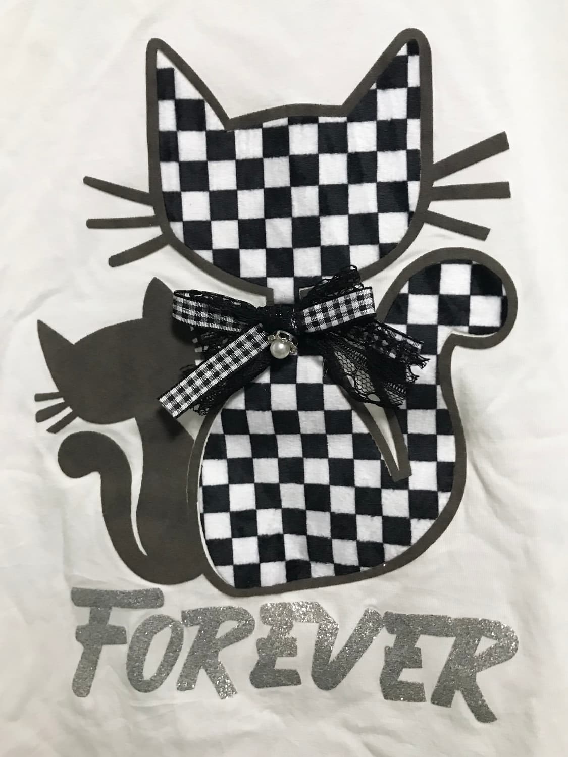 빈티지 너드 모리 네코 프릴 반소매 탑 상품이미지2