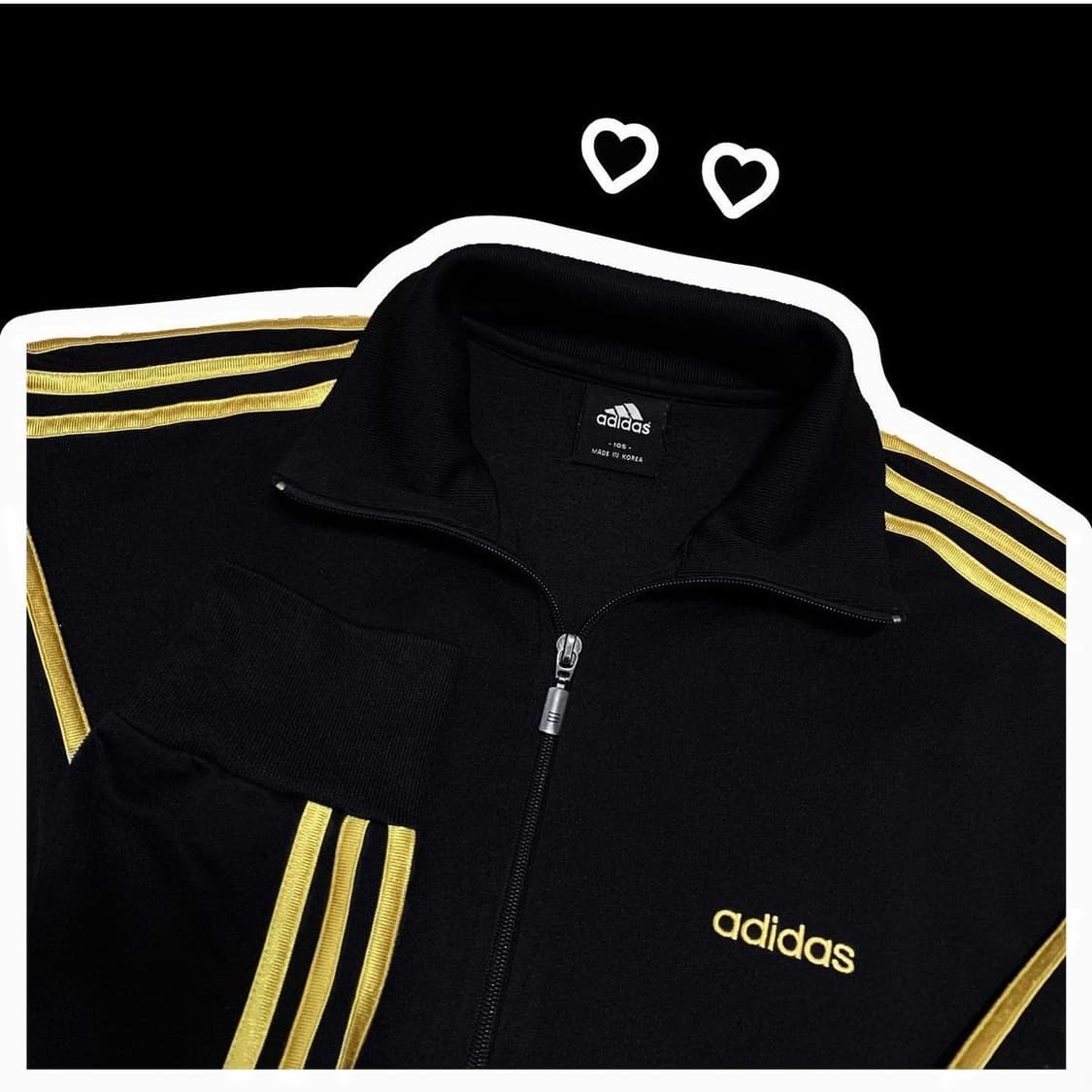 아디다스 옐로우골드 져지 집업 트랙탑 상품이미지2
