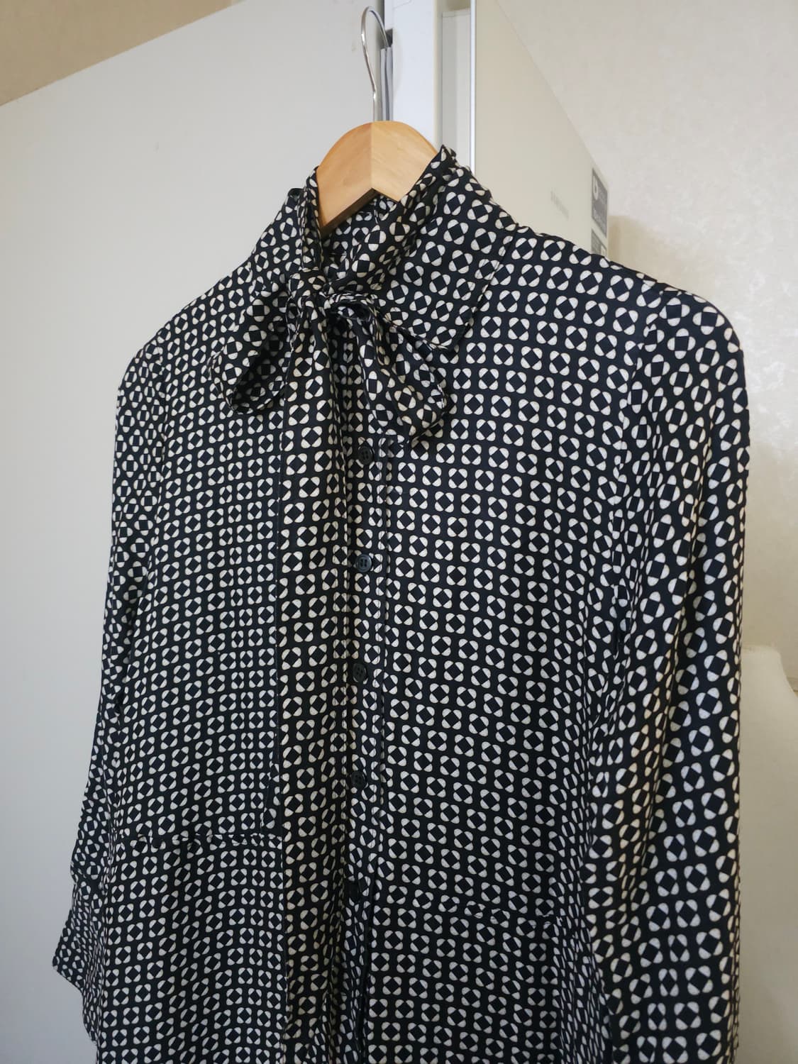 코스 타이 블라우스형 롱원피스 상품이미지2