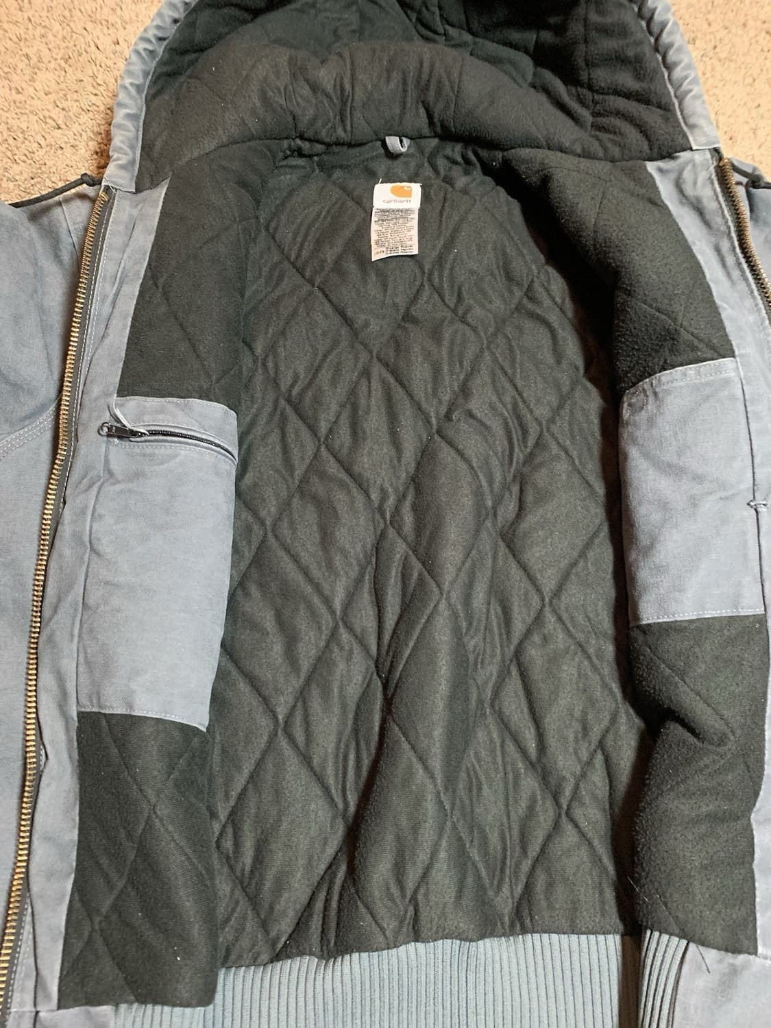 칼하트 J130 후드 자켓 스톰 상품이미지3