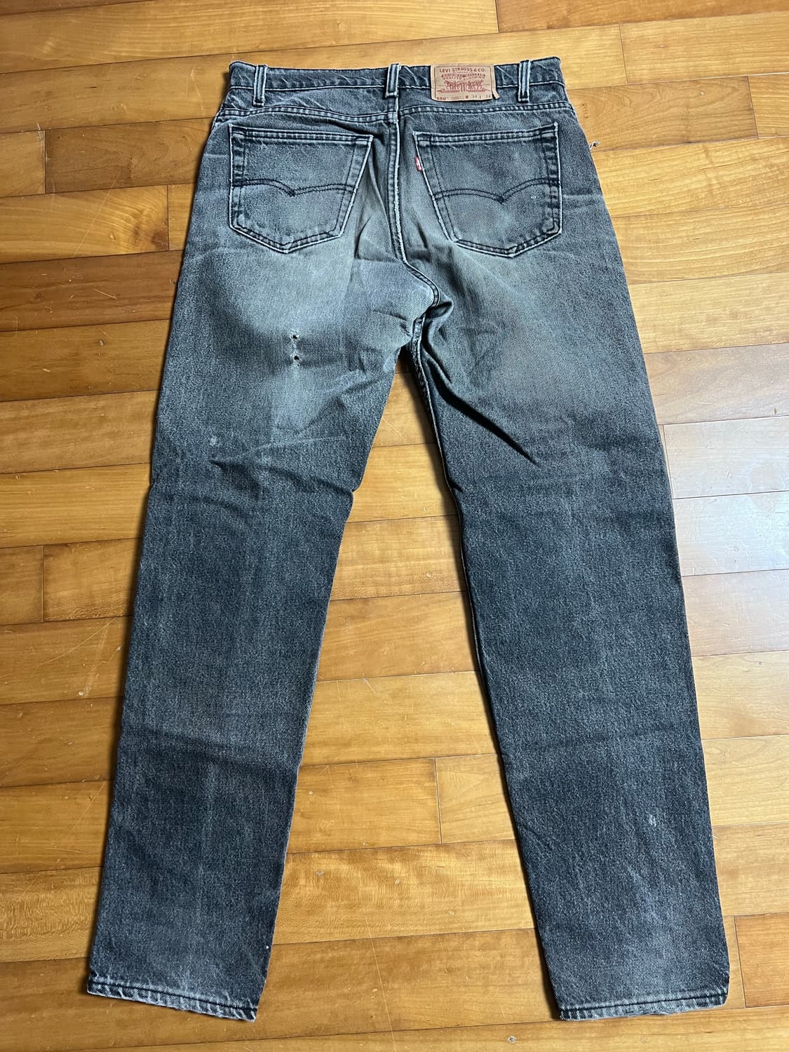 90s levi’s 550 블랙 made in usa 34x34 상품이미지6