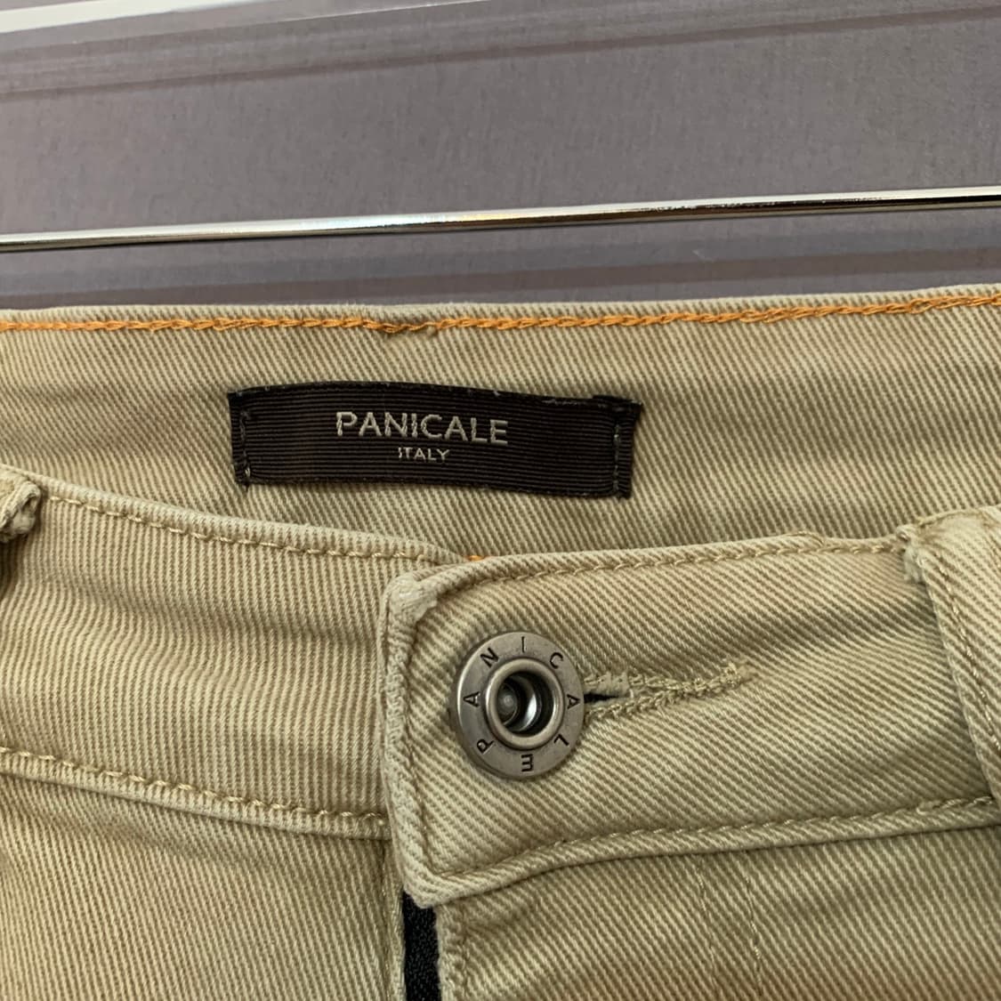 29인치 빠니깔레 이태리 레귤러 슬림핏 베이지 데님 청바지 상품이미지7