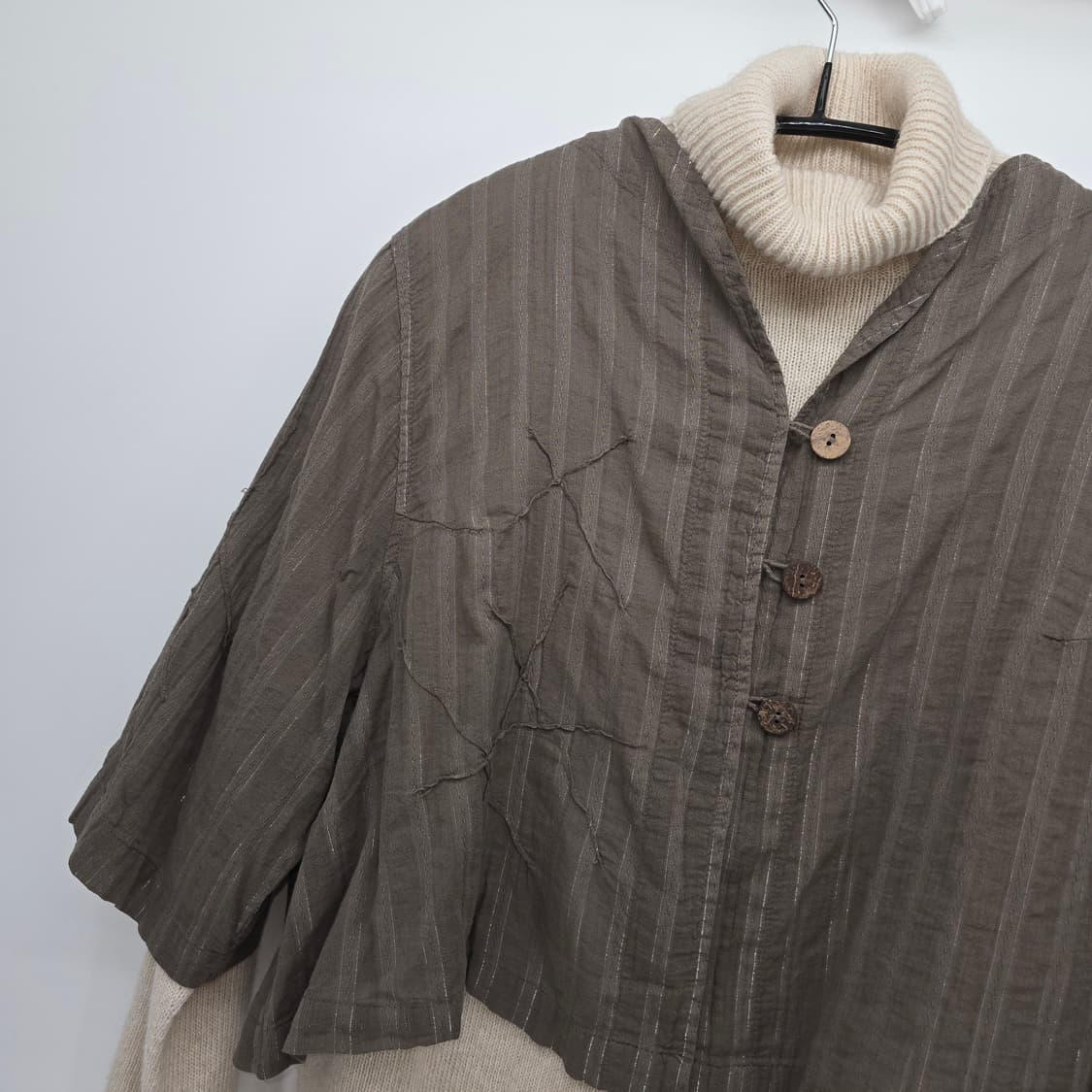 니트 & 스트라이프 셔츠 코디 세트 상품이미지6