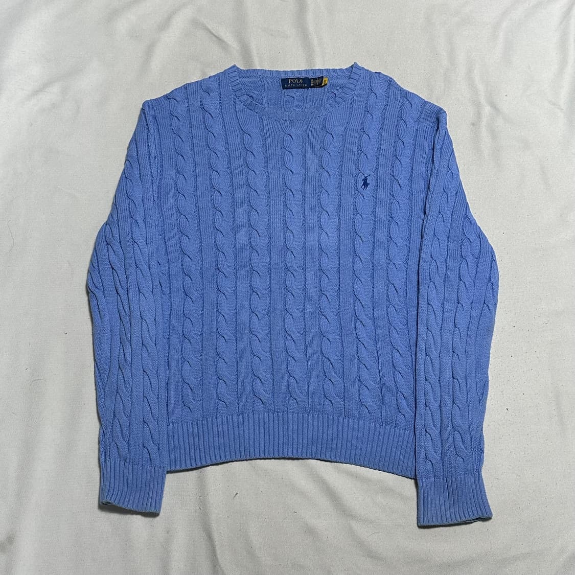 XL 폴로랄프로렌 코튼 라운드넥 케이블 니트 상품이미지2