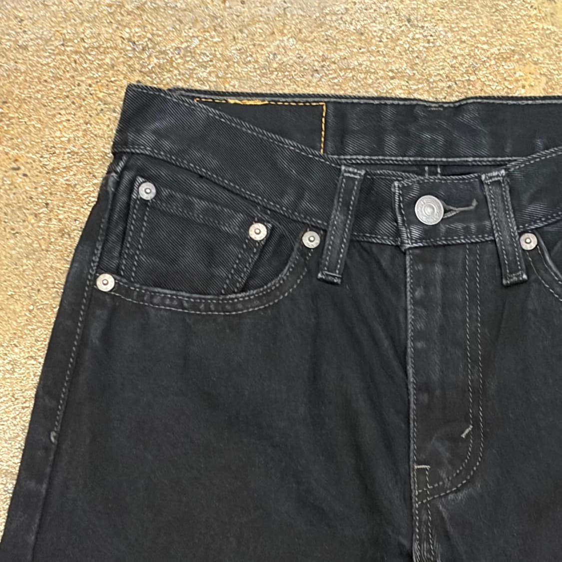 미국 빈티지 리바이스 516 블랙진 흑청 청바지 상품이미지3