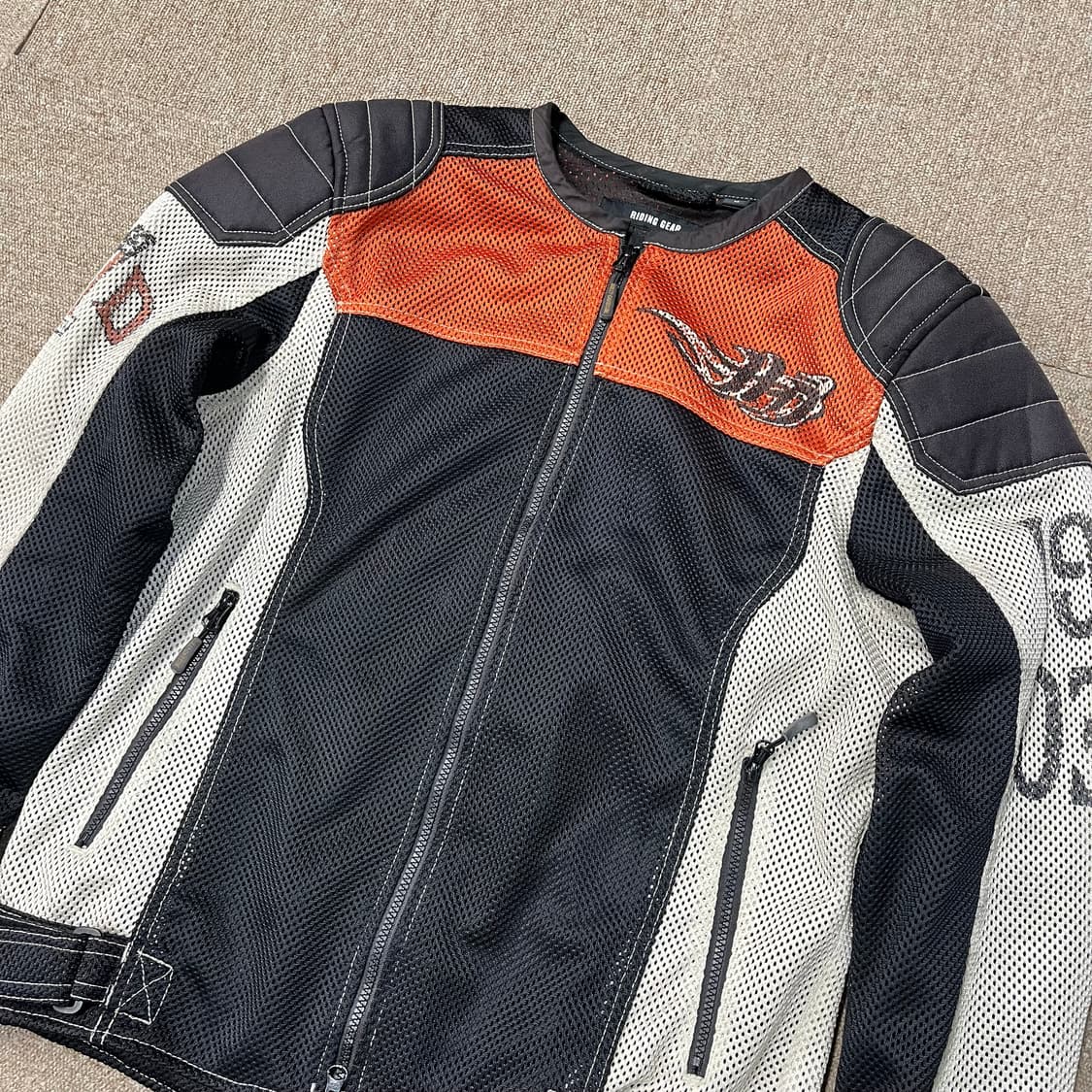 할리데이비슨 컬러브록 매쉬  라이더자켓 상품이미지4