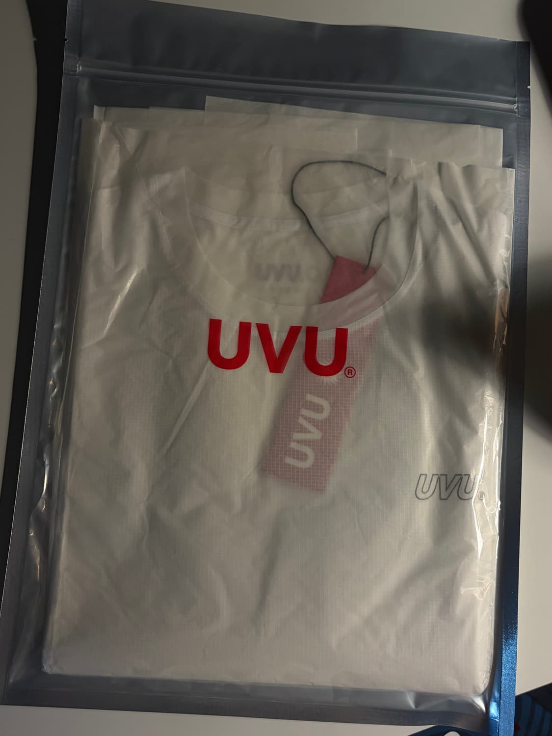 UVU 서울 '26 메쉬 롱슬리브 러닝 탑 화이트 L 상품이미지1