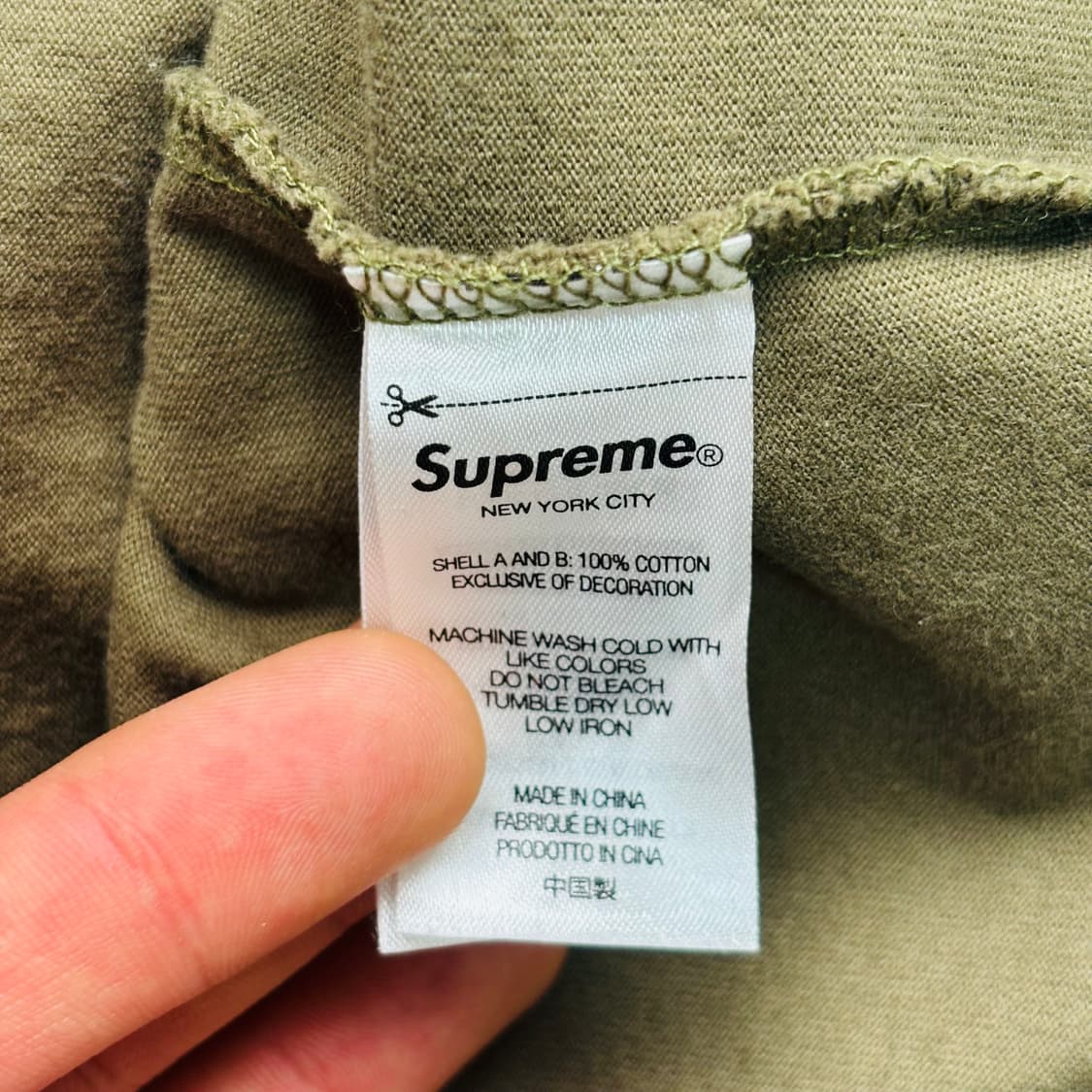 슈프림 레이어드 후드 롱슬리브 L 상품이미지8