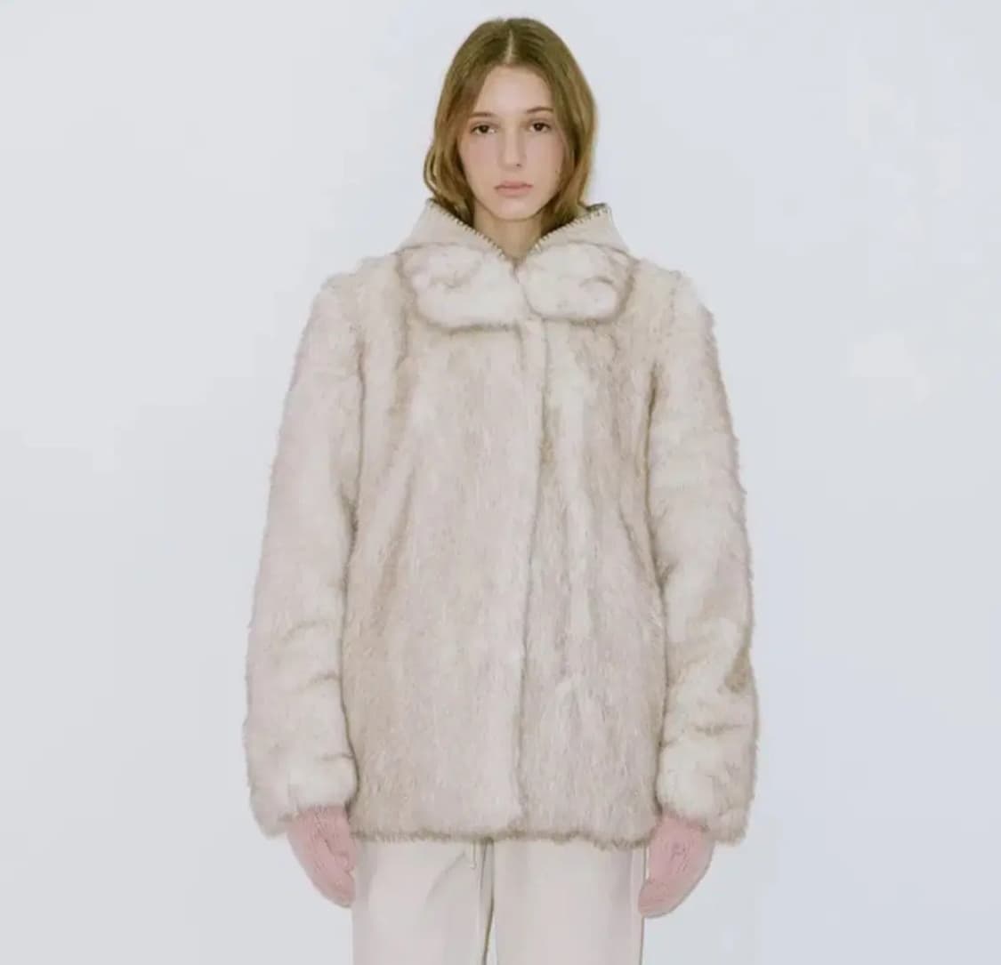 시눈 퍼자켓 아이보리 상품이미지1