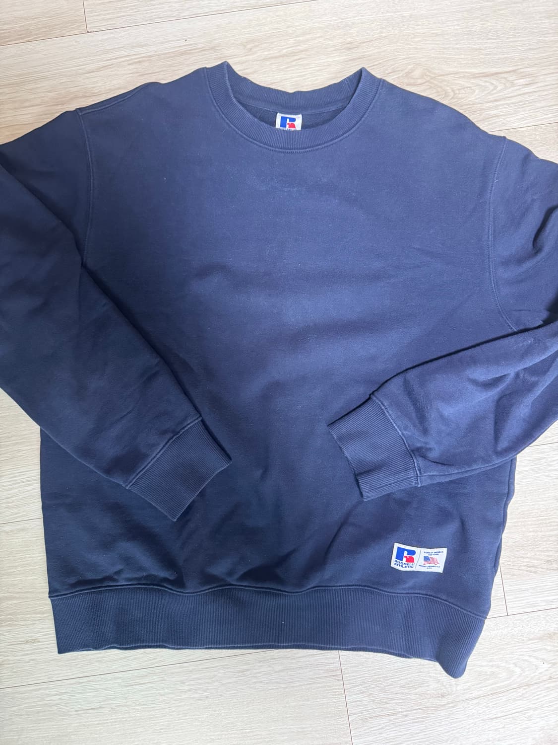 00s 빈티지 러셀 스웻셔츠 네이비 L  상품이미지1