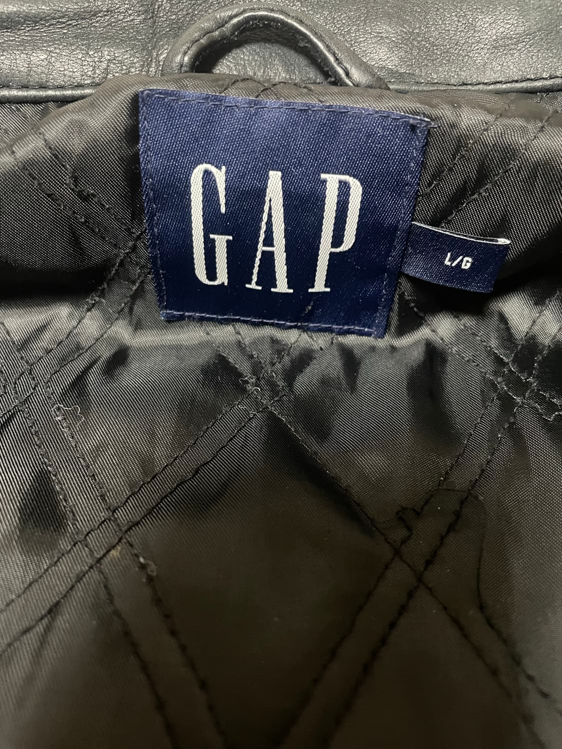 올드갭 레더 카코트 상품이미지4