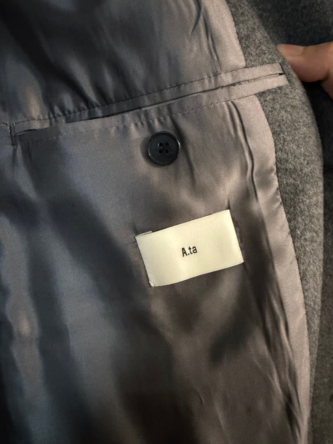 A.ta END COAT GREY L 상품이미지5