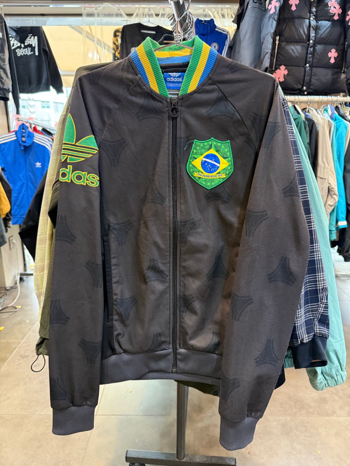 아디다스 파이어버드 브라질 트랙탑 져지 m 상품이미지2