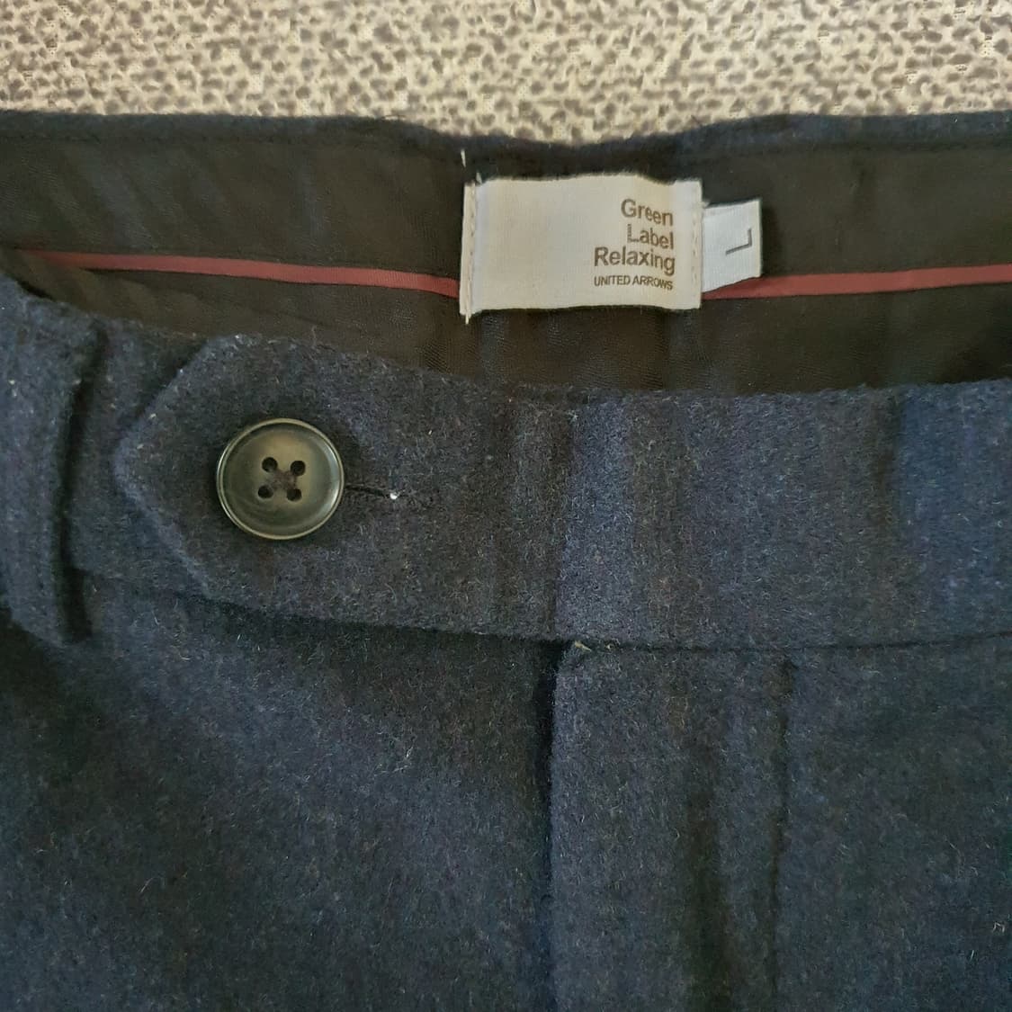 유나이티드 애로우즈 그린 라벨 릴랙싱 모직 팬츠 상품이미지3