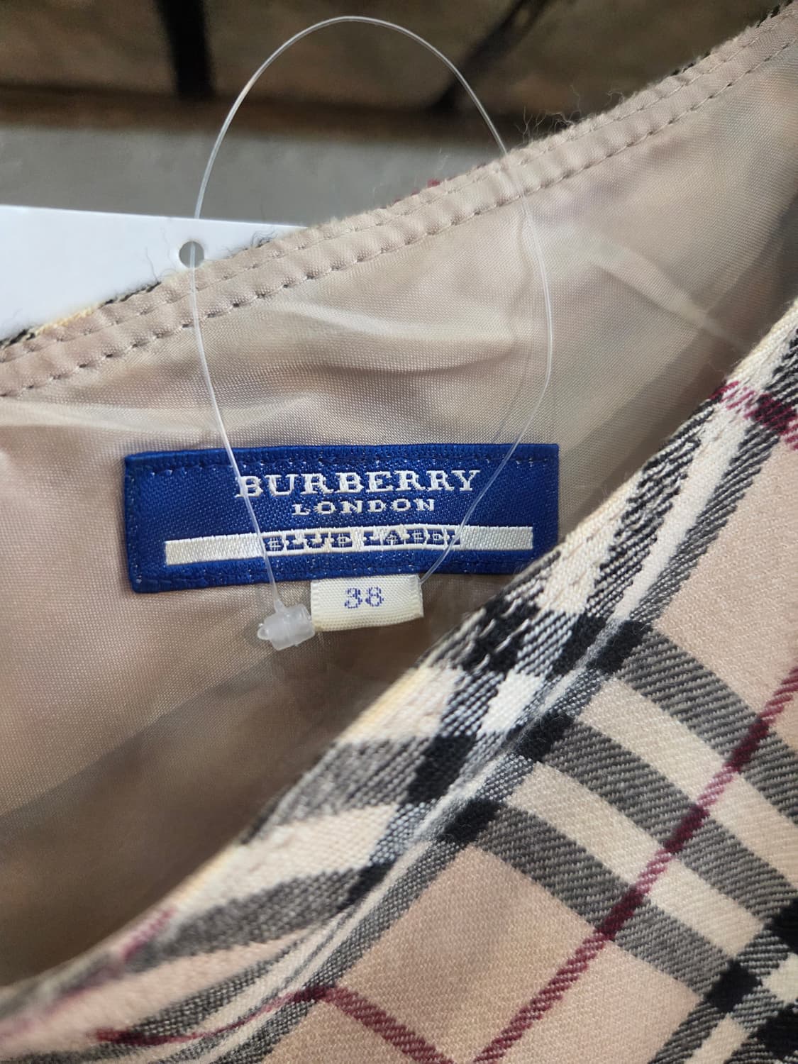 Burberry 버버리 베이지 노바체크 미디원피스 상품이미지3