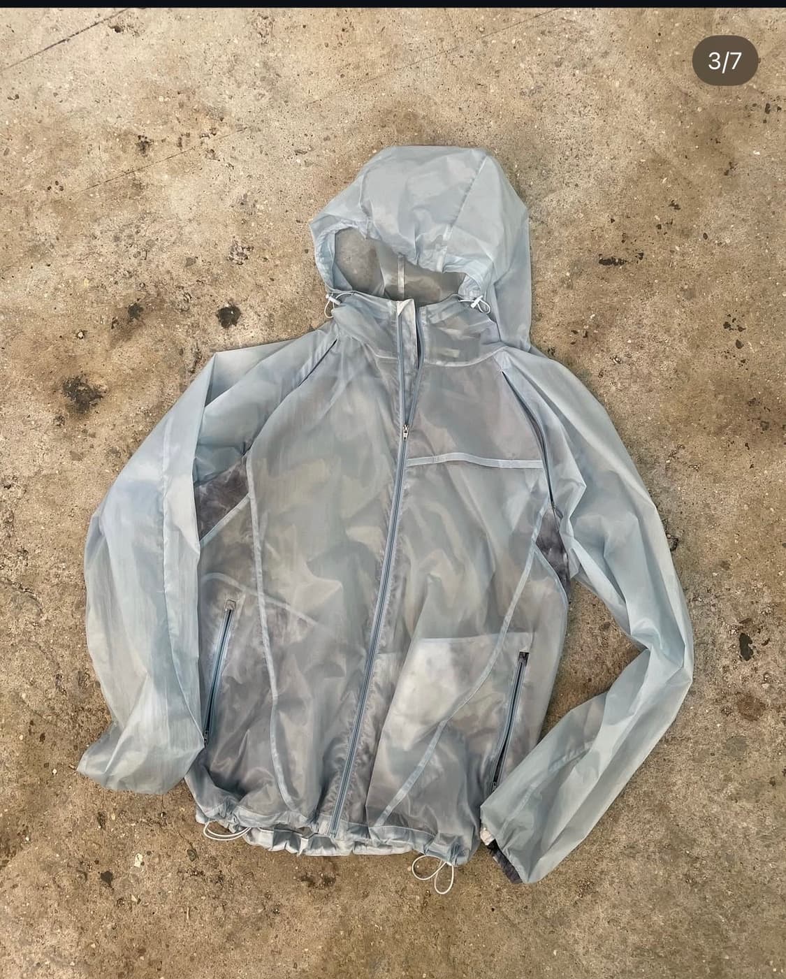 xlim 엑슬림 바람막이 3사이즈 스카이블루 상품이미지4