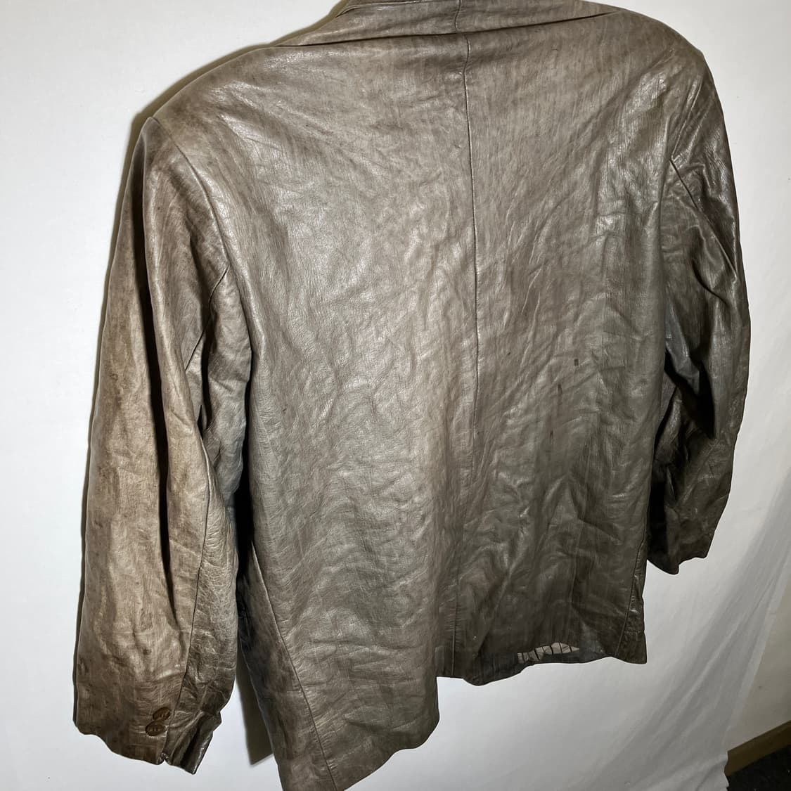 L-XL)VTG 양가죽 오버핏 블레이저 자켓 가죽자켓 상품이미지7