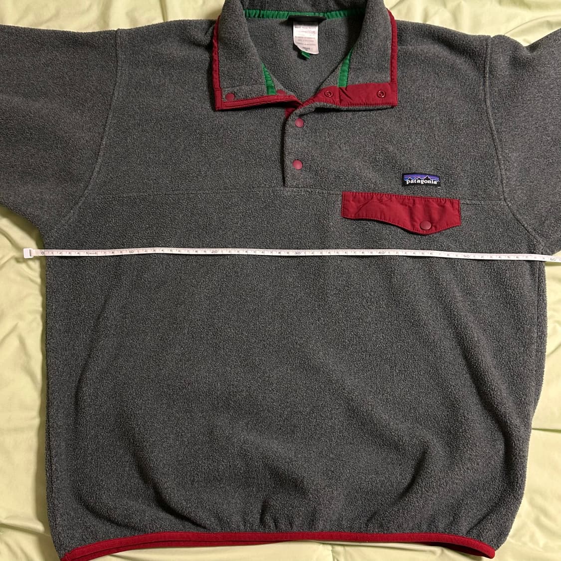 10s 파타고니아 신칠라 니켈 그레이 레드 M 상품이미지4