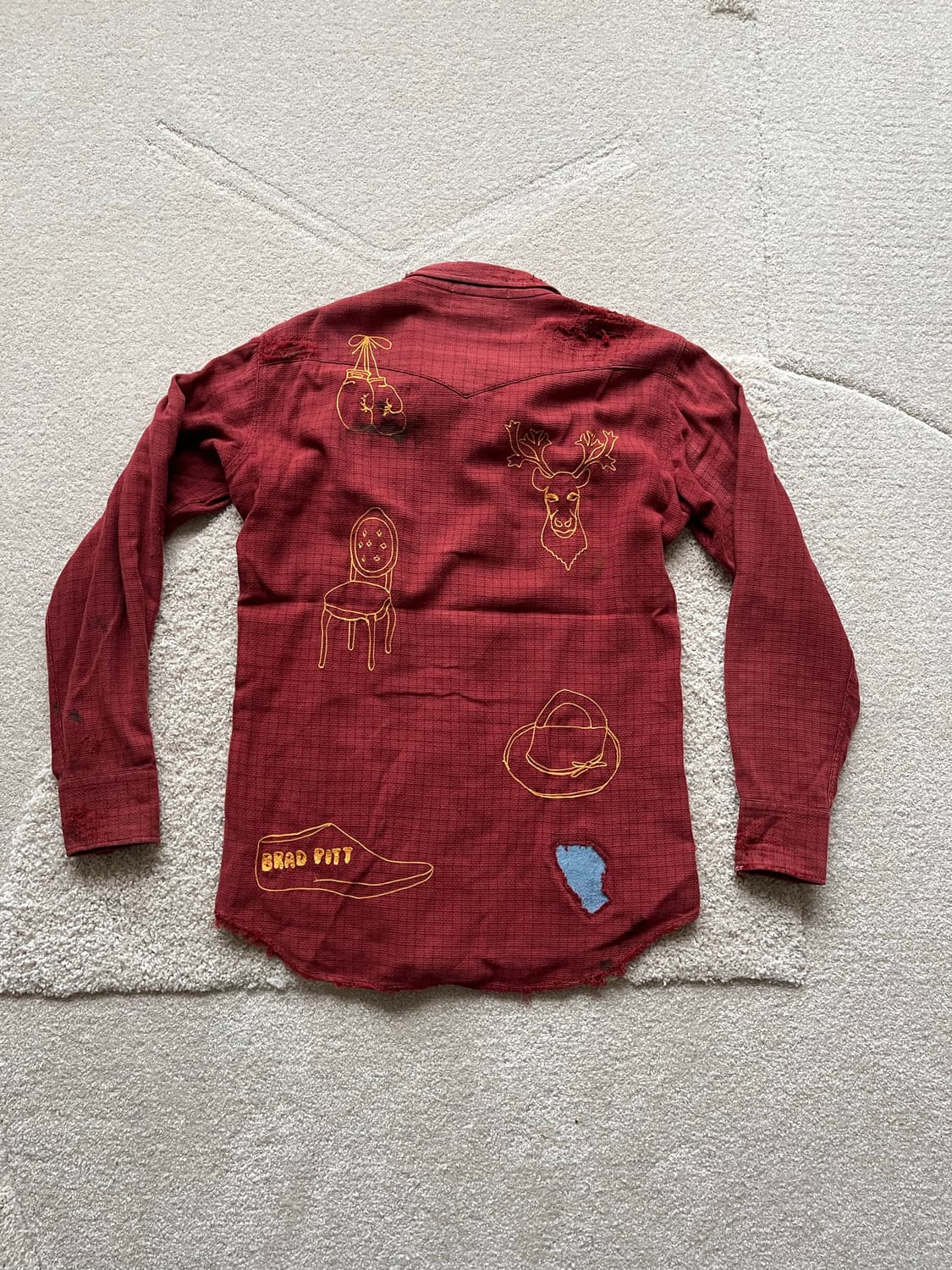 랭글러 x 프리덤 씽즈 엠브로이더드 웨스턴 셔츠 (95-103) 상품이미지8