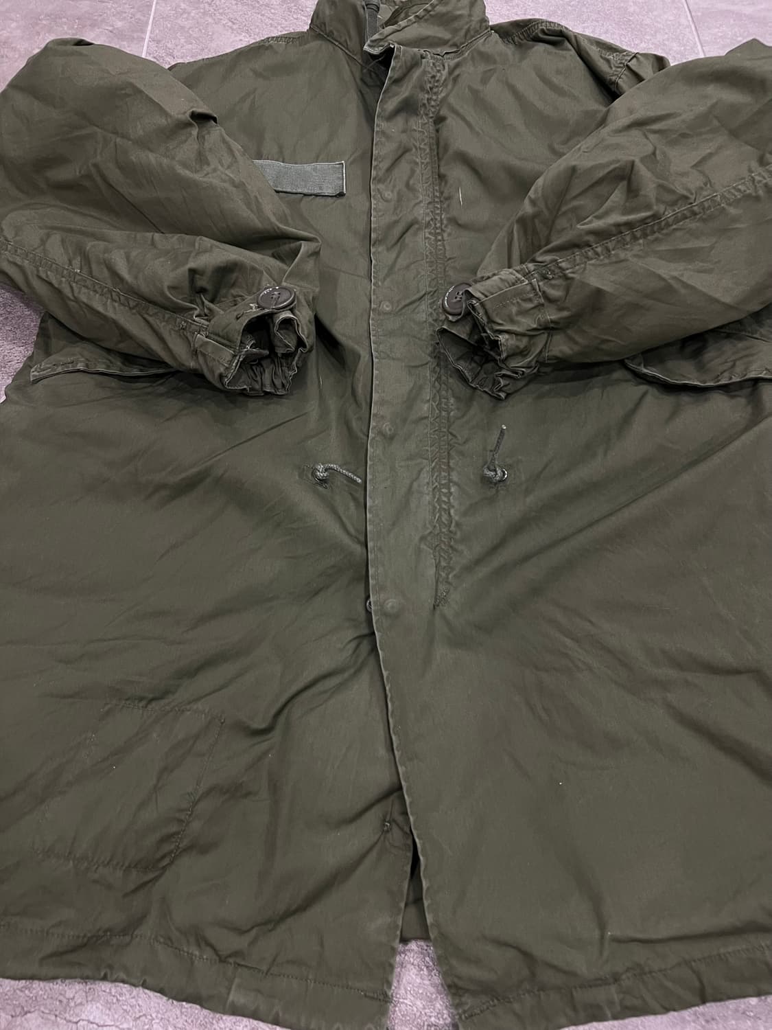 (S) M65 피쉬테일 오리지널 개파카 상품이미지5