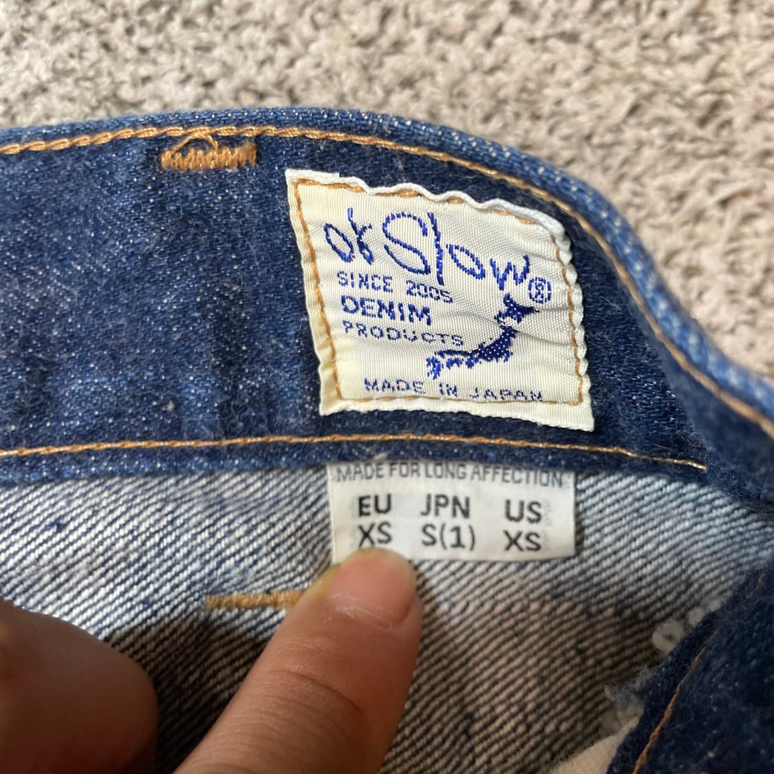 오어슬로우 데님팬츠 상품이미지4