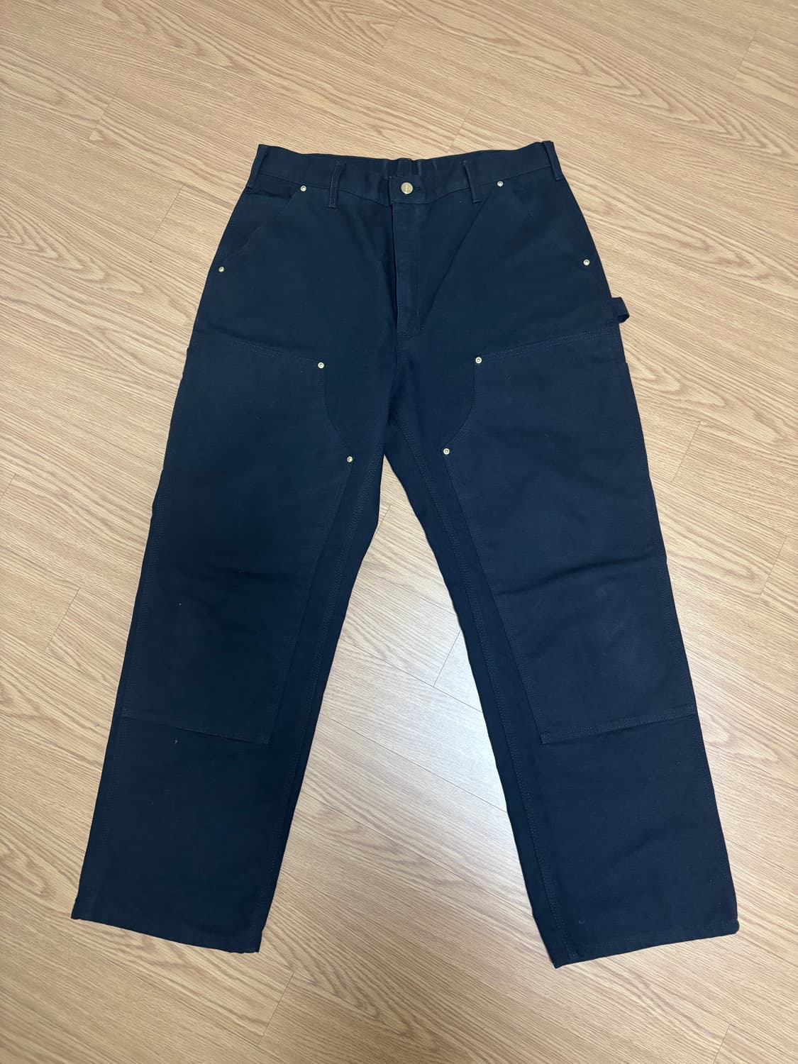 [36x30] 칼하트 b01 더블니 팬츠 블랙 상품이미지2