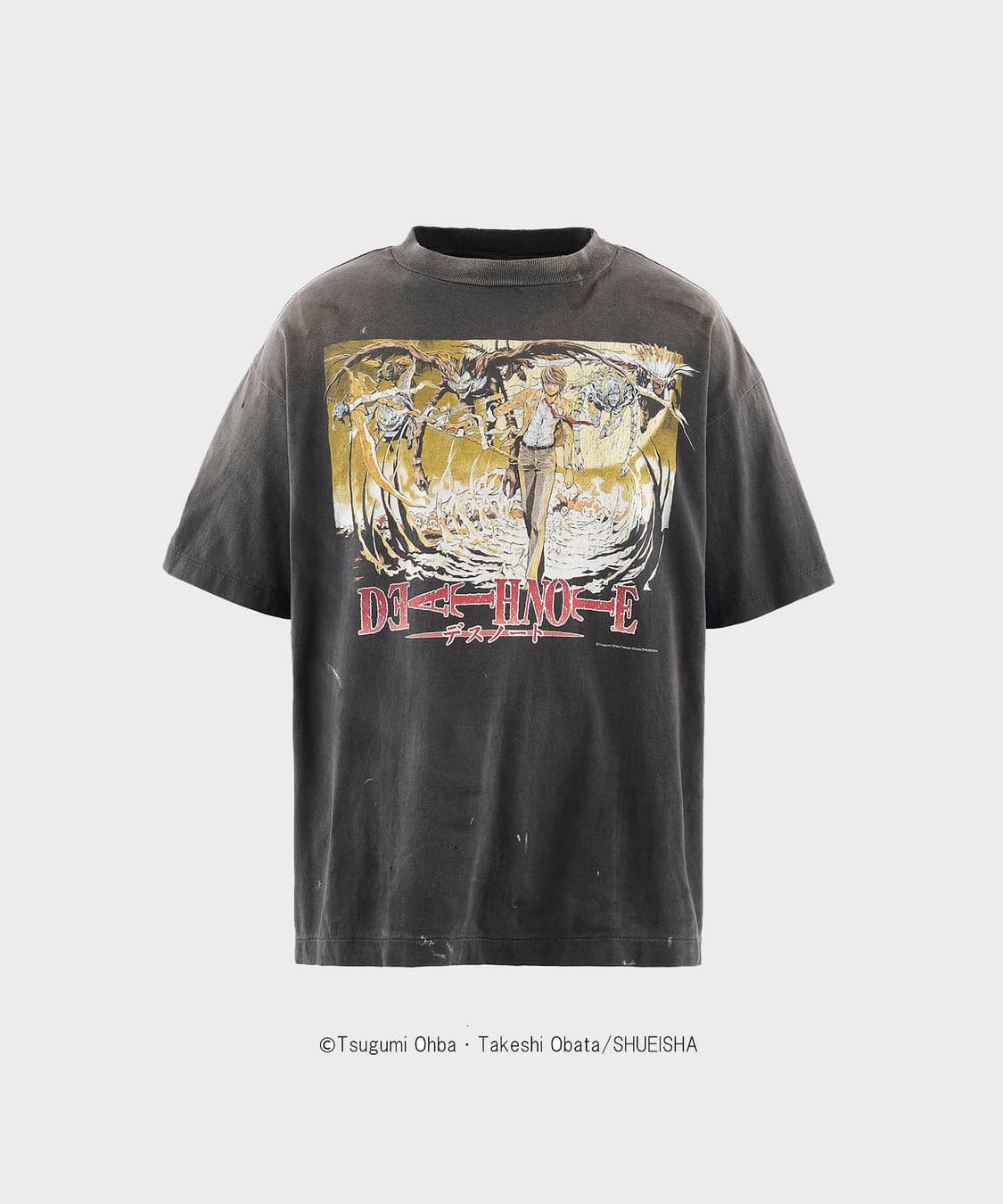 [새상품/L] 세인트미카엘 X 데스노트 반팔 티셔츠 블랙 상품이미지1