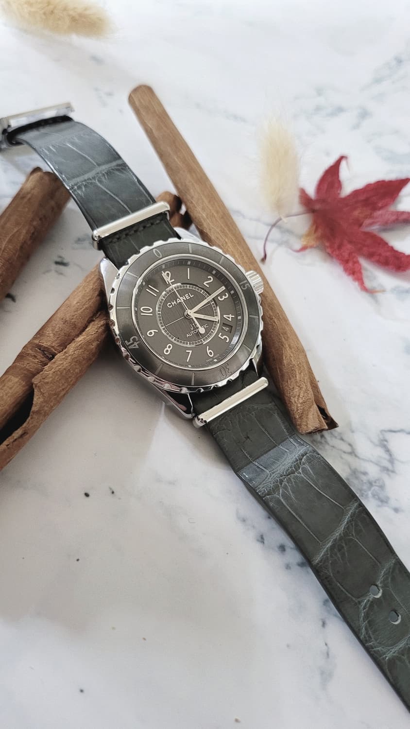 정품 샤넬 J12 38mm 티타늄 오토메틱 시계 (풀구성품) 상품이미지2