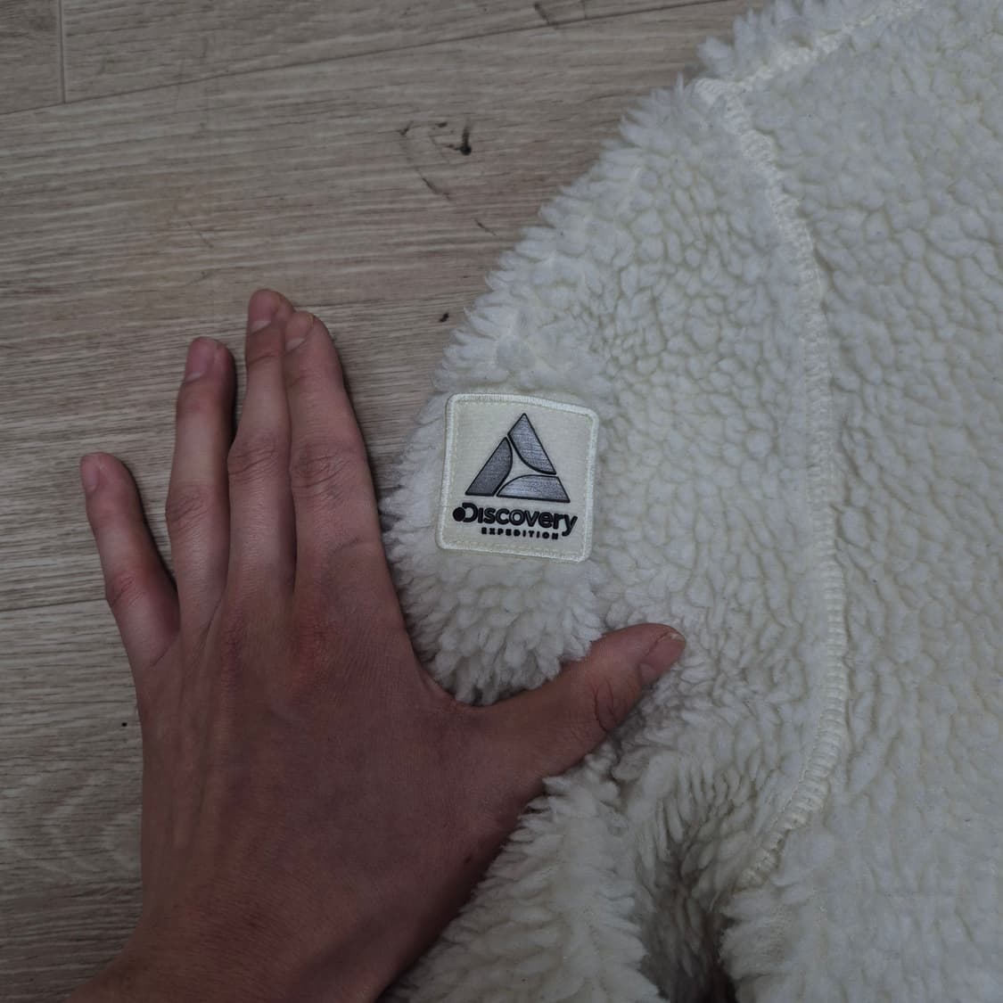 디스커버리 키즈 사이드패치 후드 뽀글이 후리스 플리스 자켓 (150) 상품이미지5