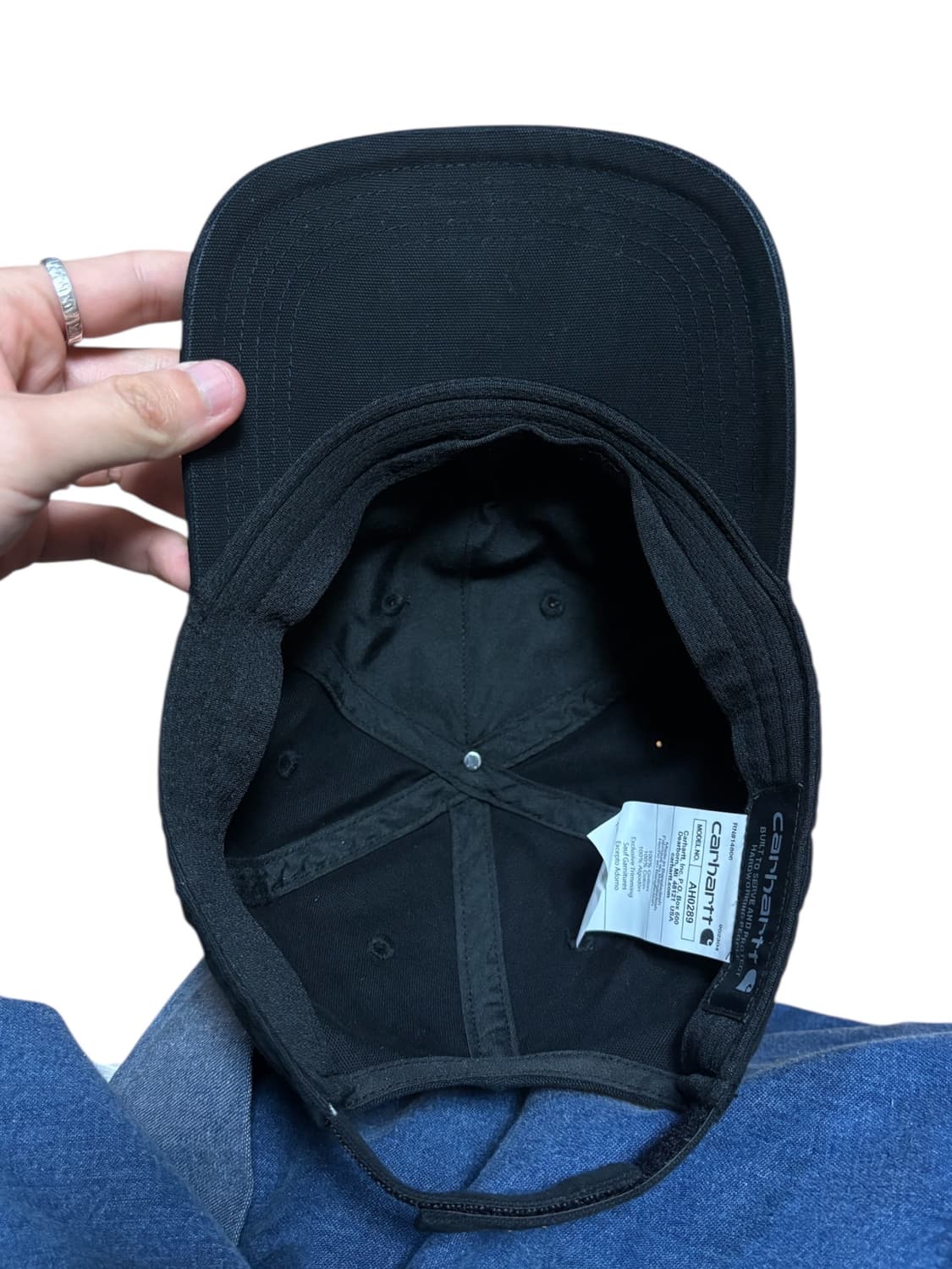 칼하트 블랙 볼캡 상품이미지9