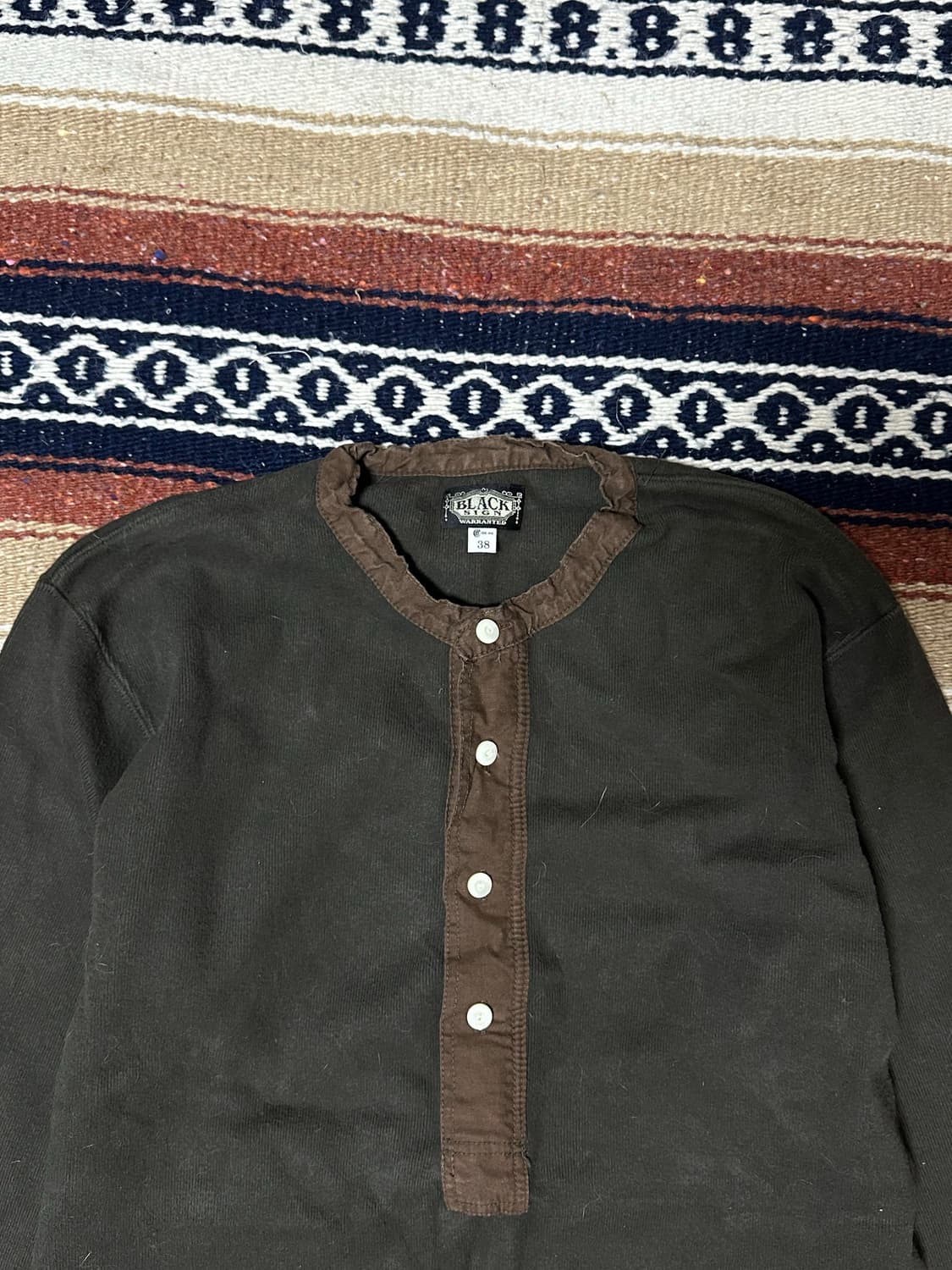 [블랙사인] Henley Neck Amish Under Wear 상품이미지3