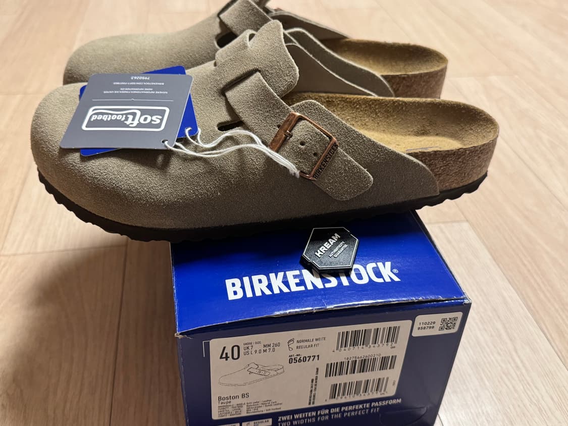 버켄스탁 보스턴 소프트 풋베드 (파우페/토프) 레귤러 40/260~265 상품이미지6