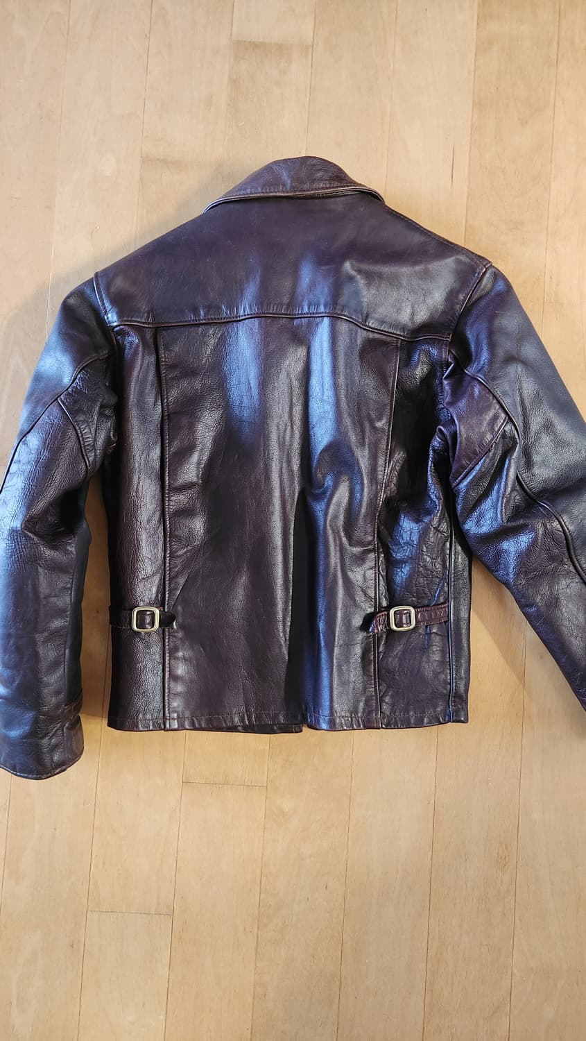 schott 브라운 레더자켓 상품이미지3