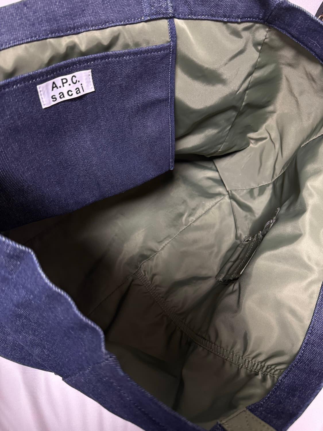 APC SACAI 아페쎄 사카이 콜라보 토트백 상품이미지5